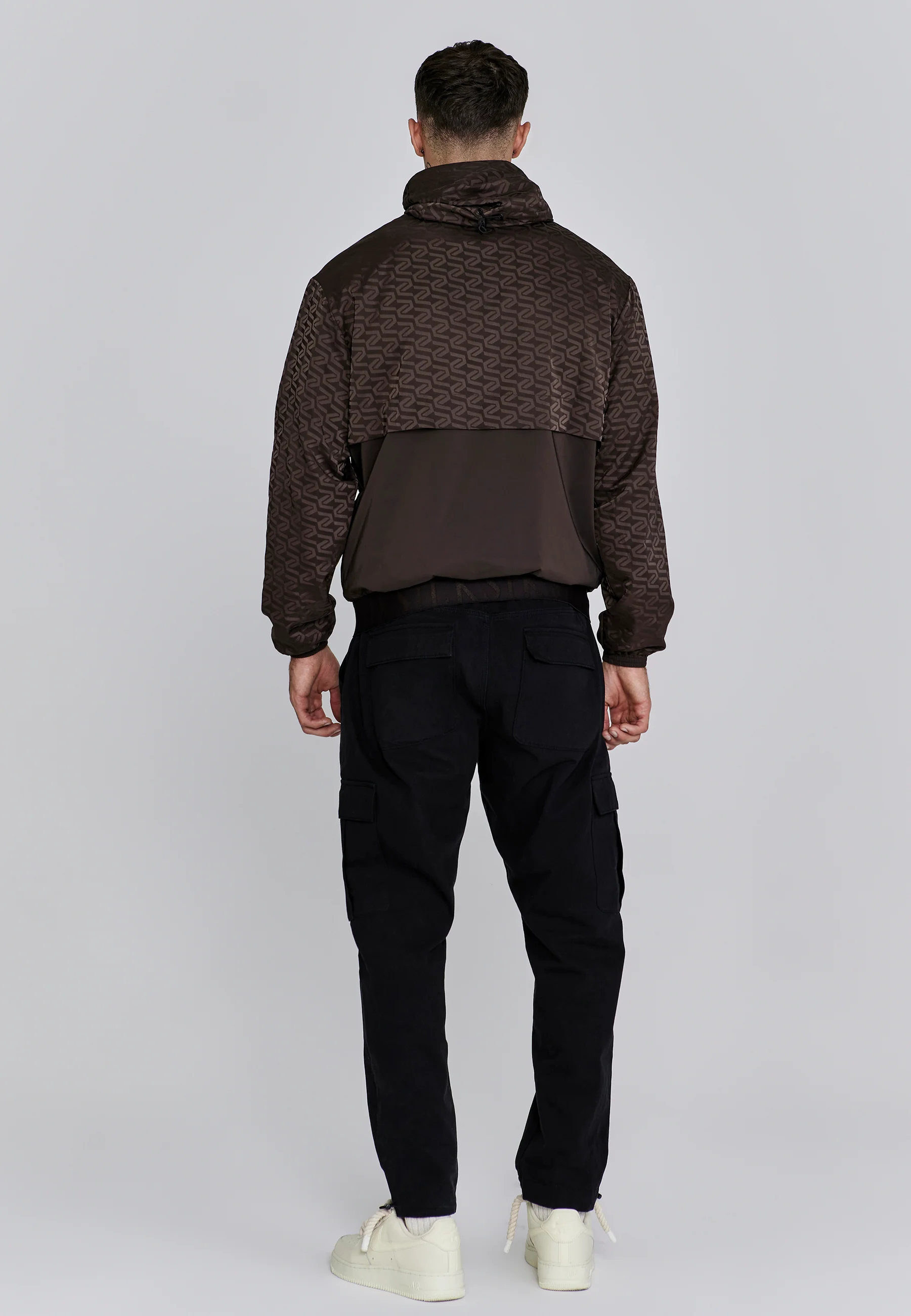 Brown AOP Windbreaker - Image 5