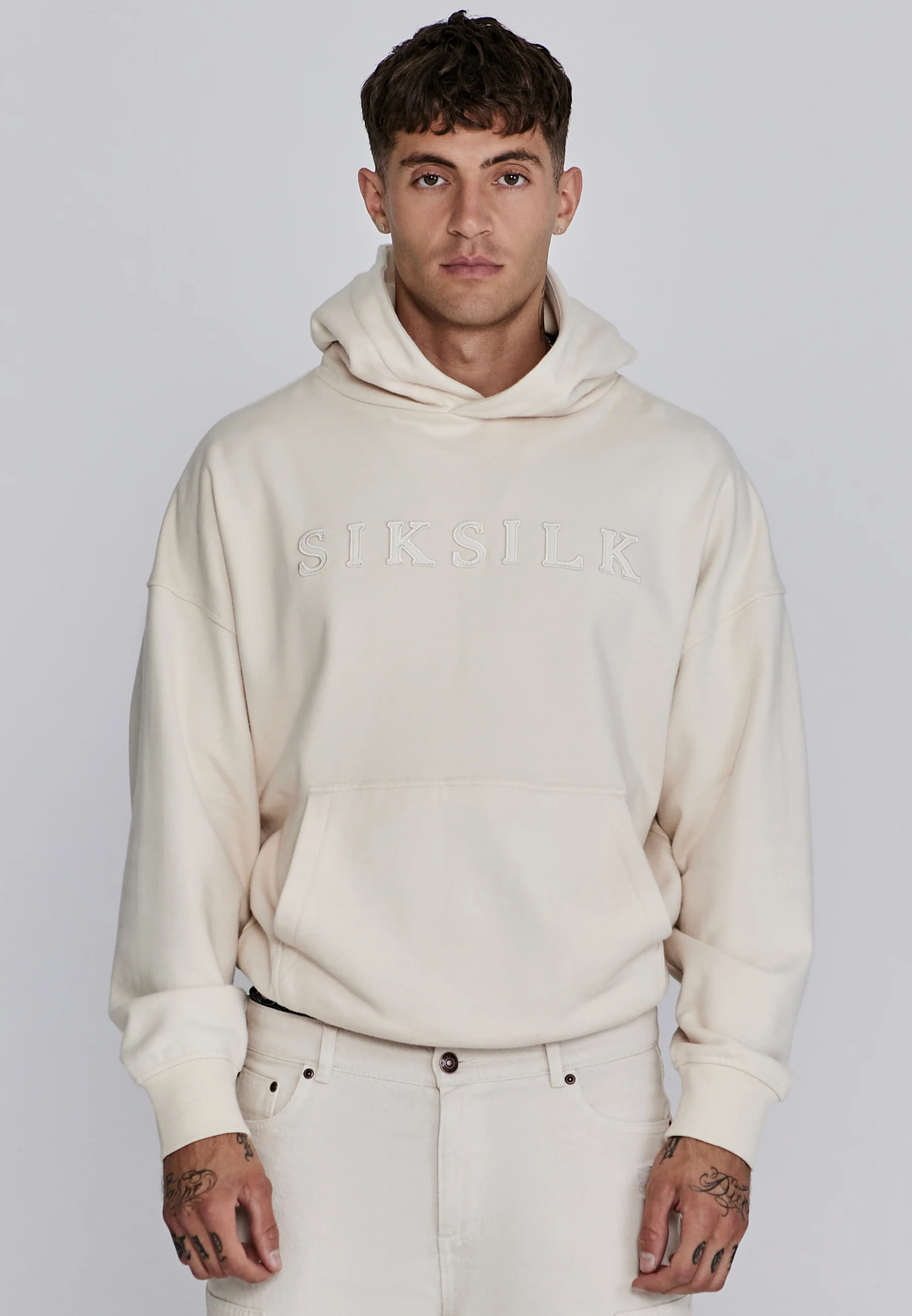 Ecru Applique Hoodie - Image 2