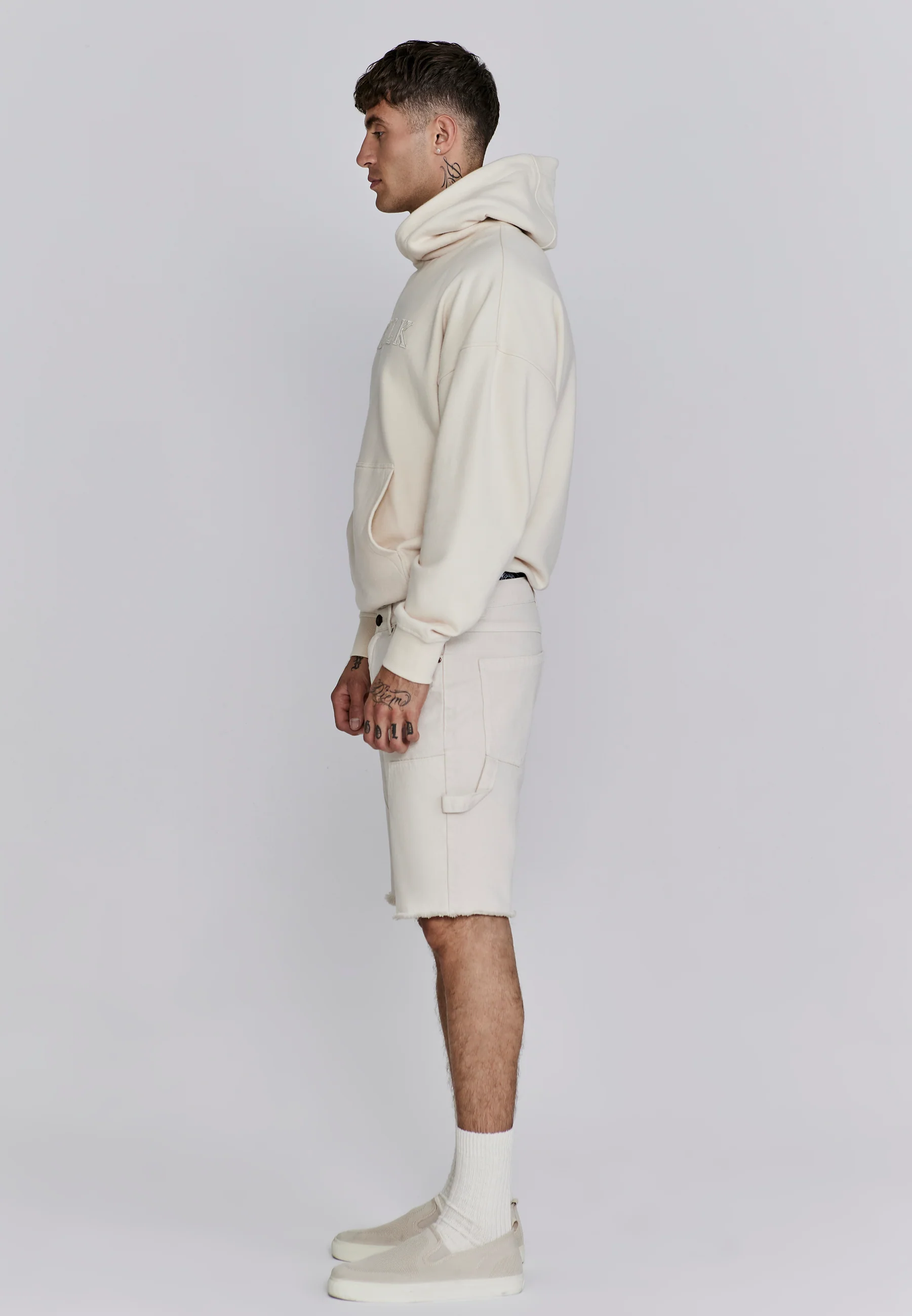 Ecru Applique Hoodie - Image 5