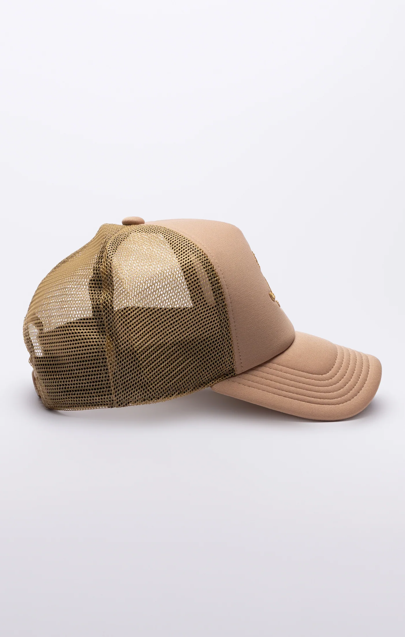 Beige Foam Trucker Cap - Image 3