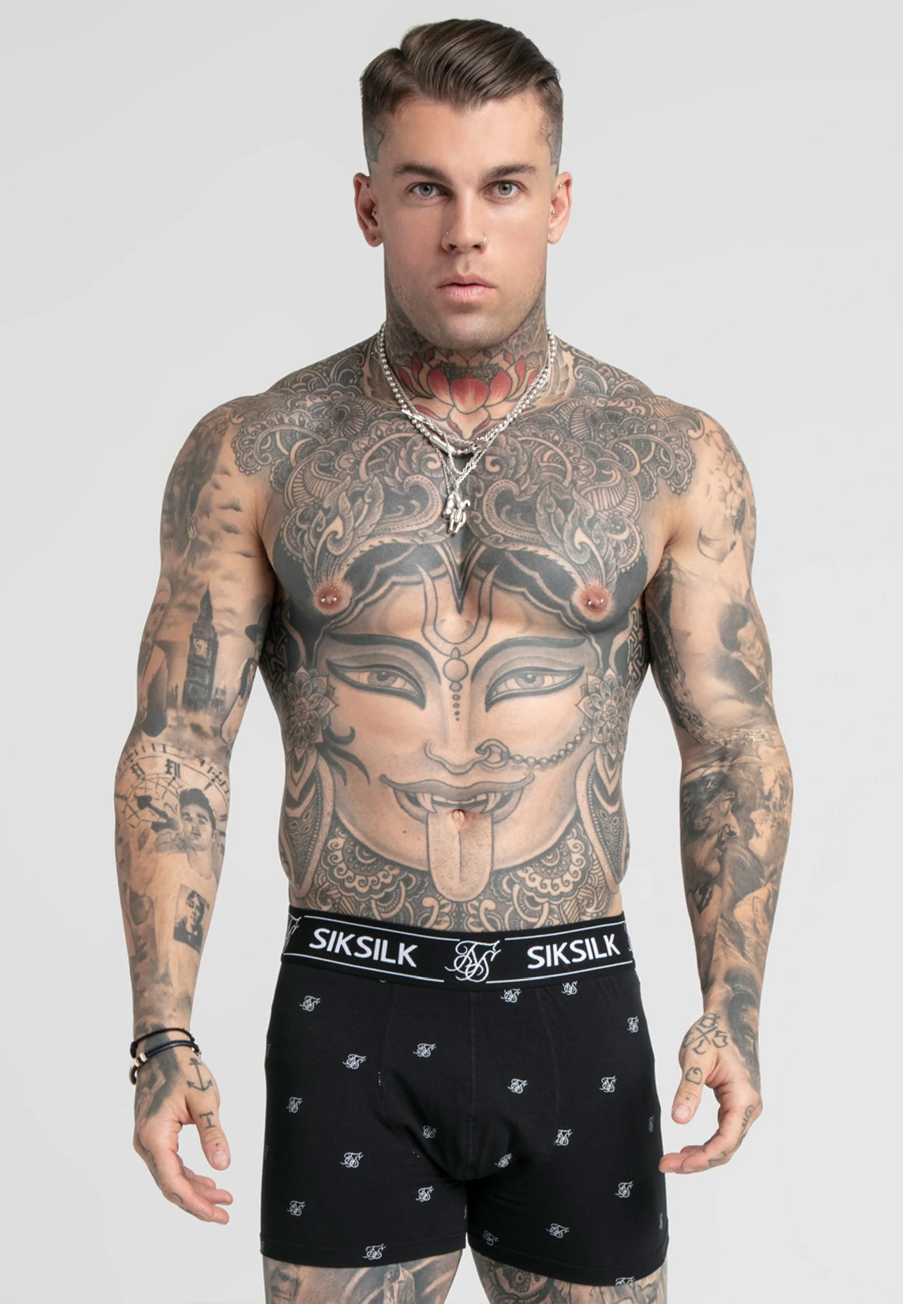 Black 3Pk Logo Boxer - Image 3