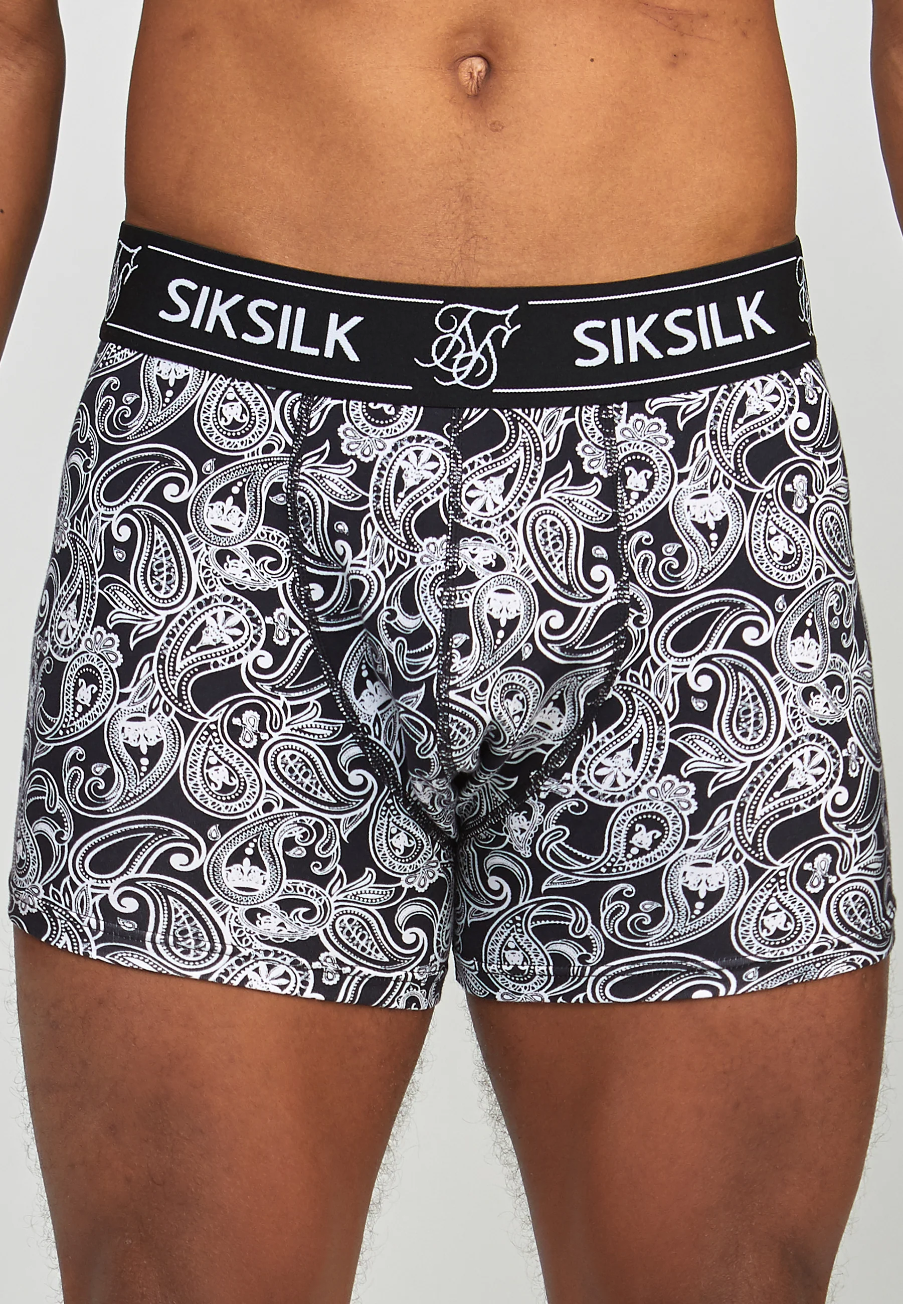 Black 3Pk Paisley Boxer - Image 4