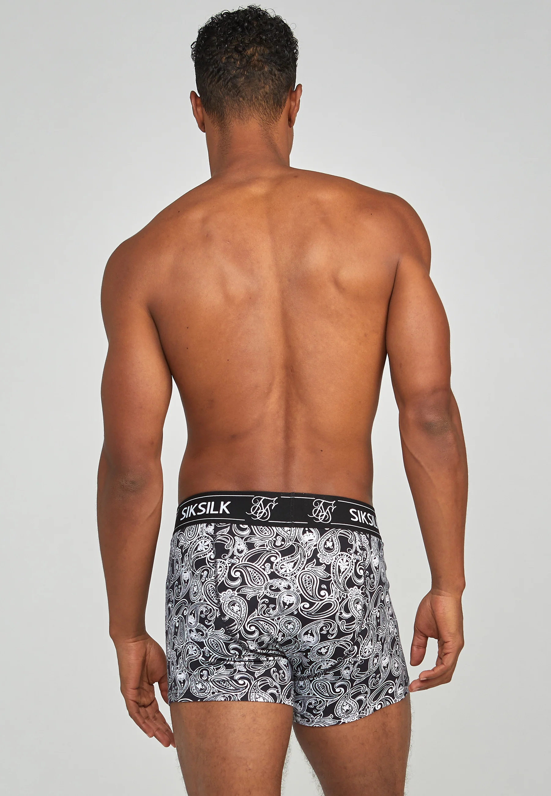 Black 3Pk Paisley Boxer - Image 5