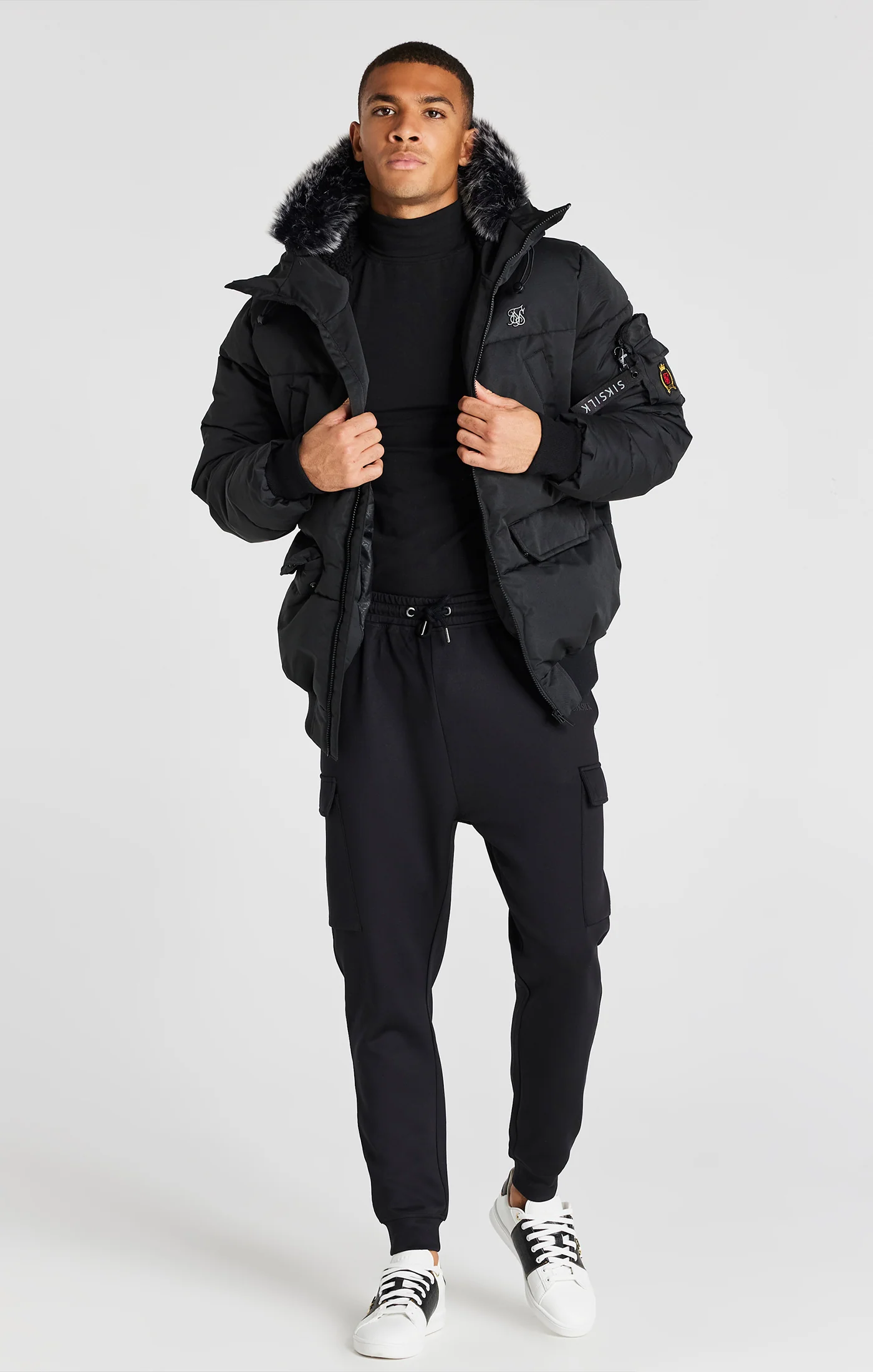 Black Bomber Jacket - Image 4