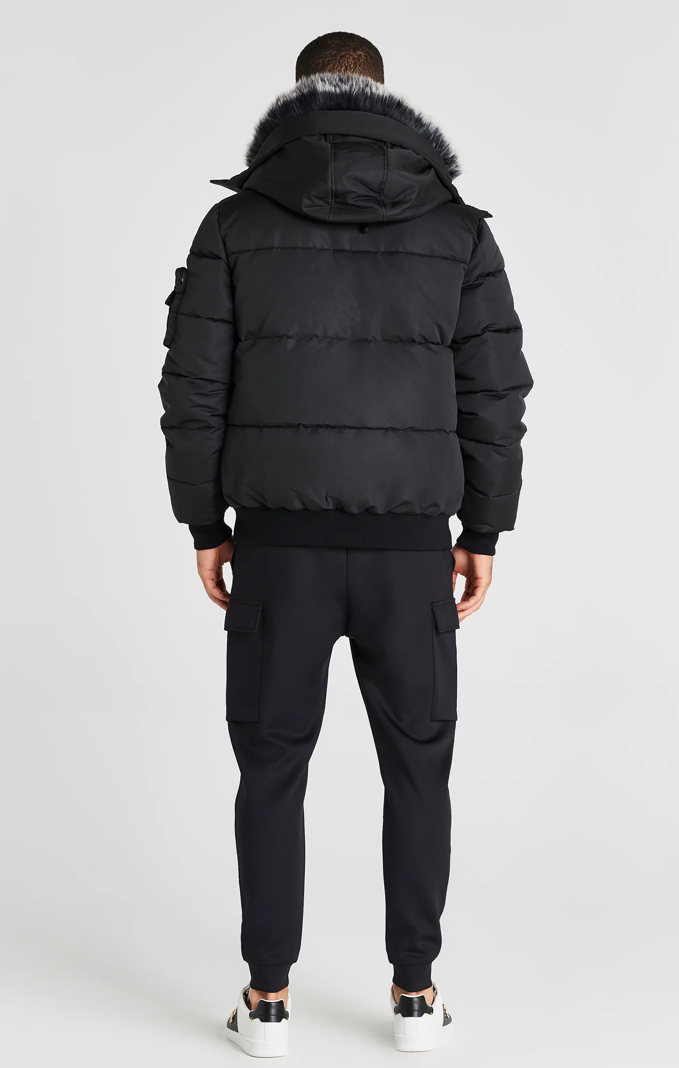 Black Bomber Jacket - Image 6