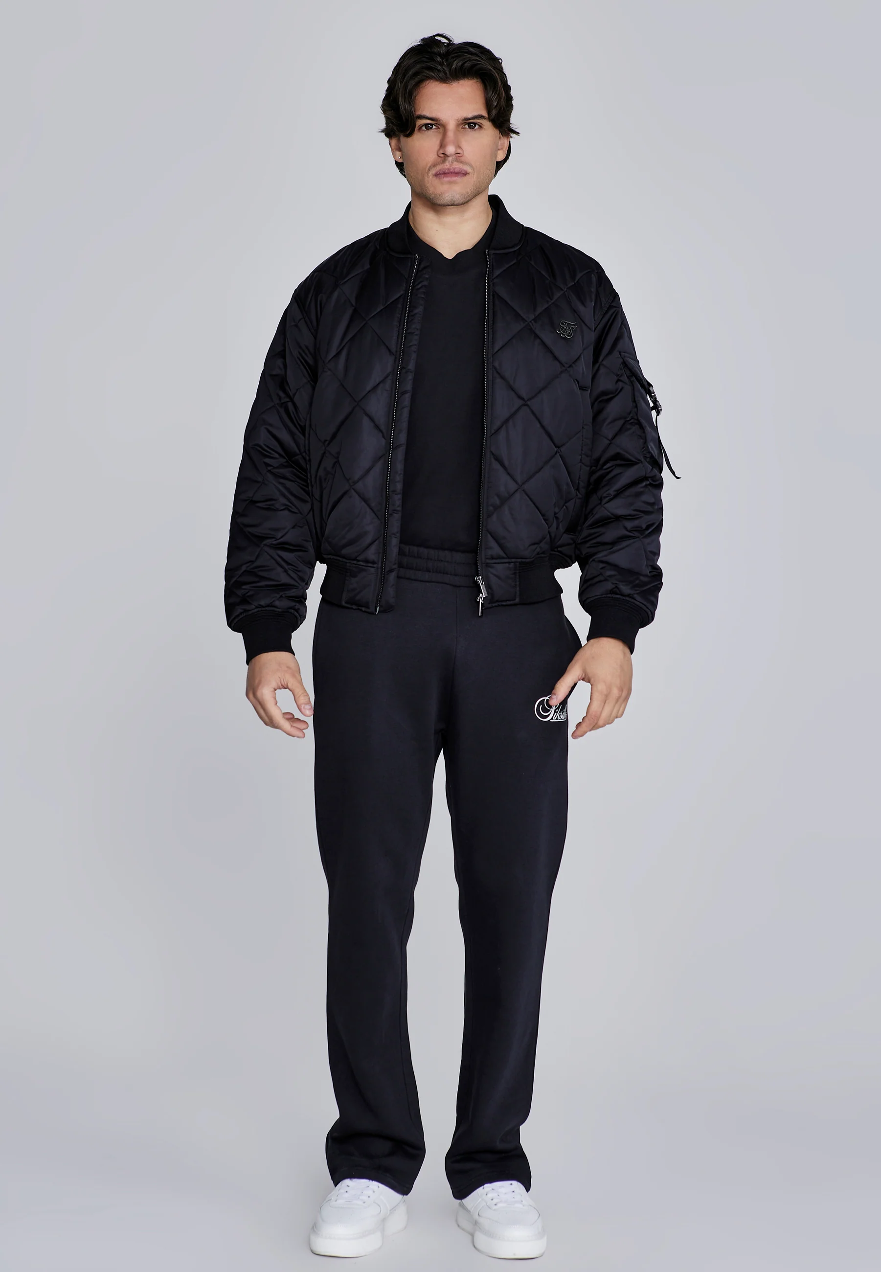 Black Bomber Jacket - Image 3