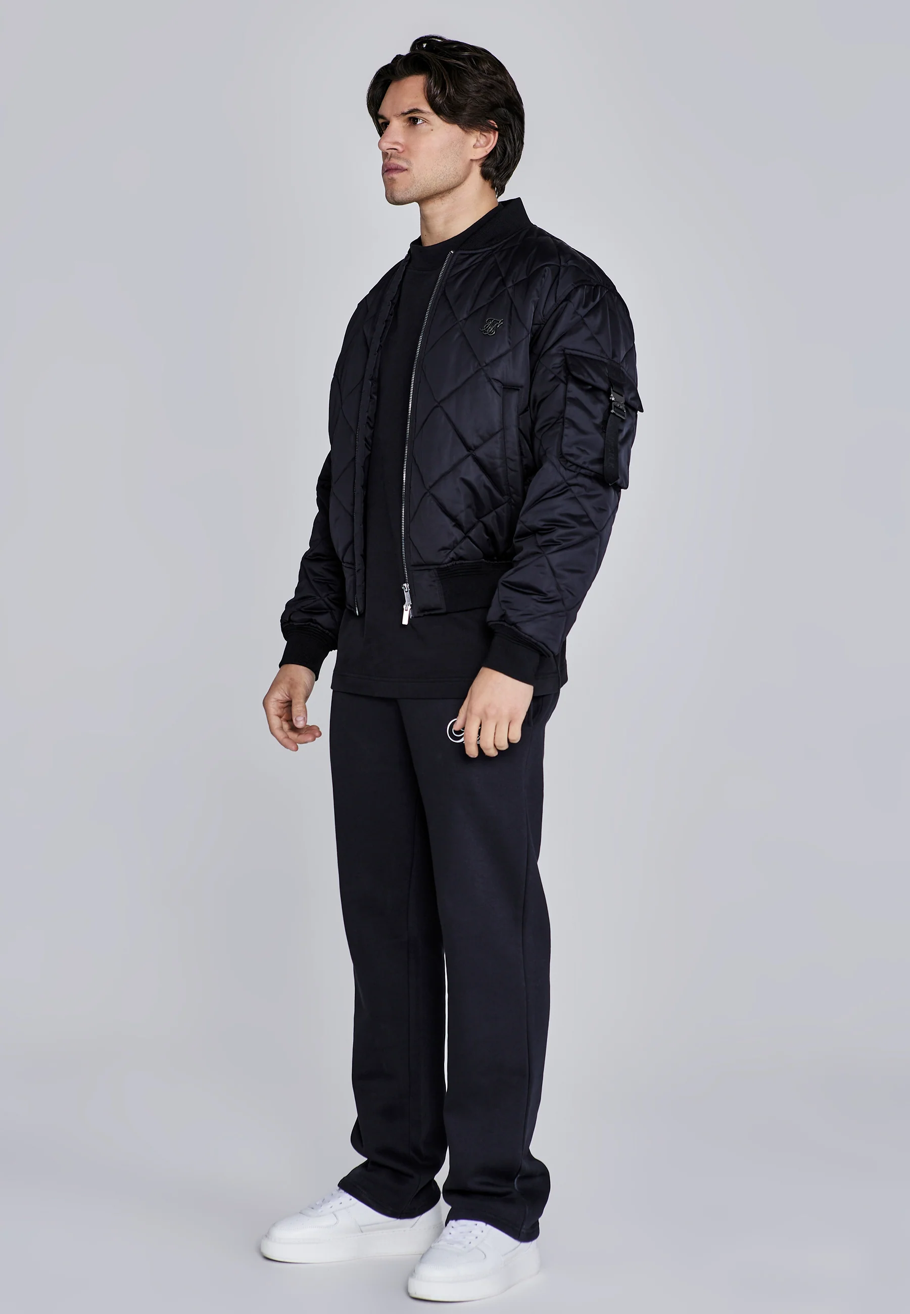 Black Bomber Jacket - Image 4