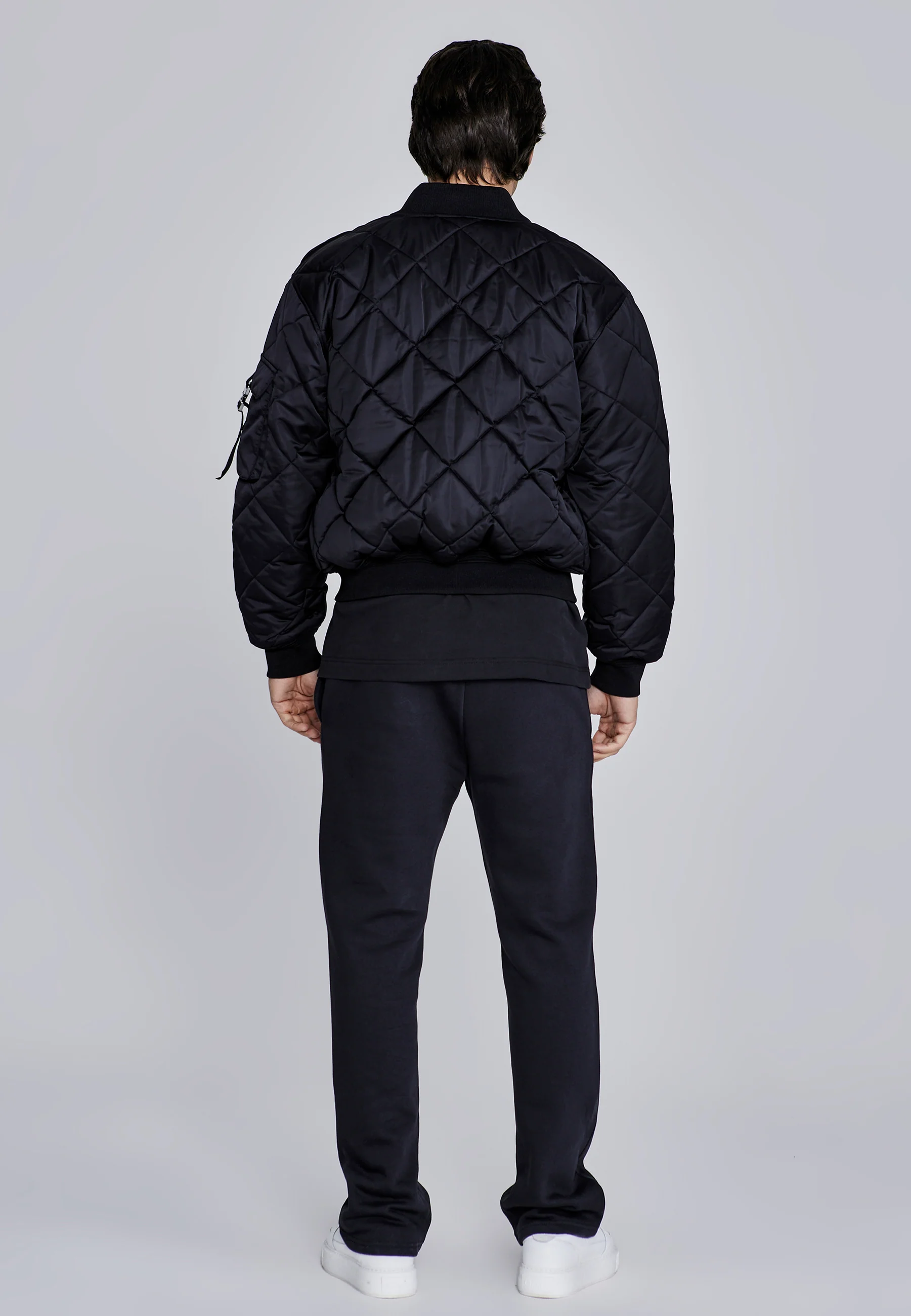 Black Bomber Jacket - Image 5