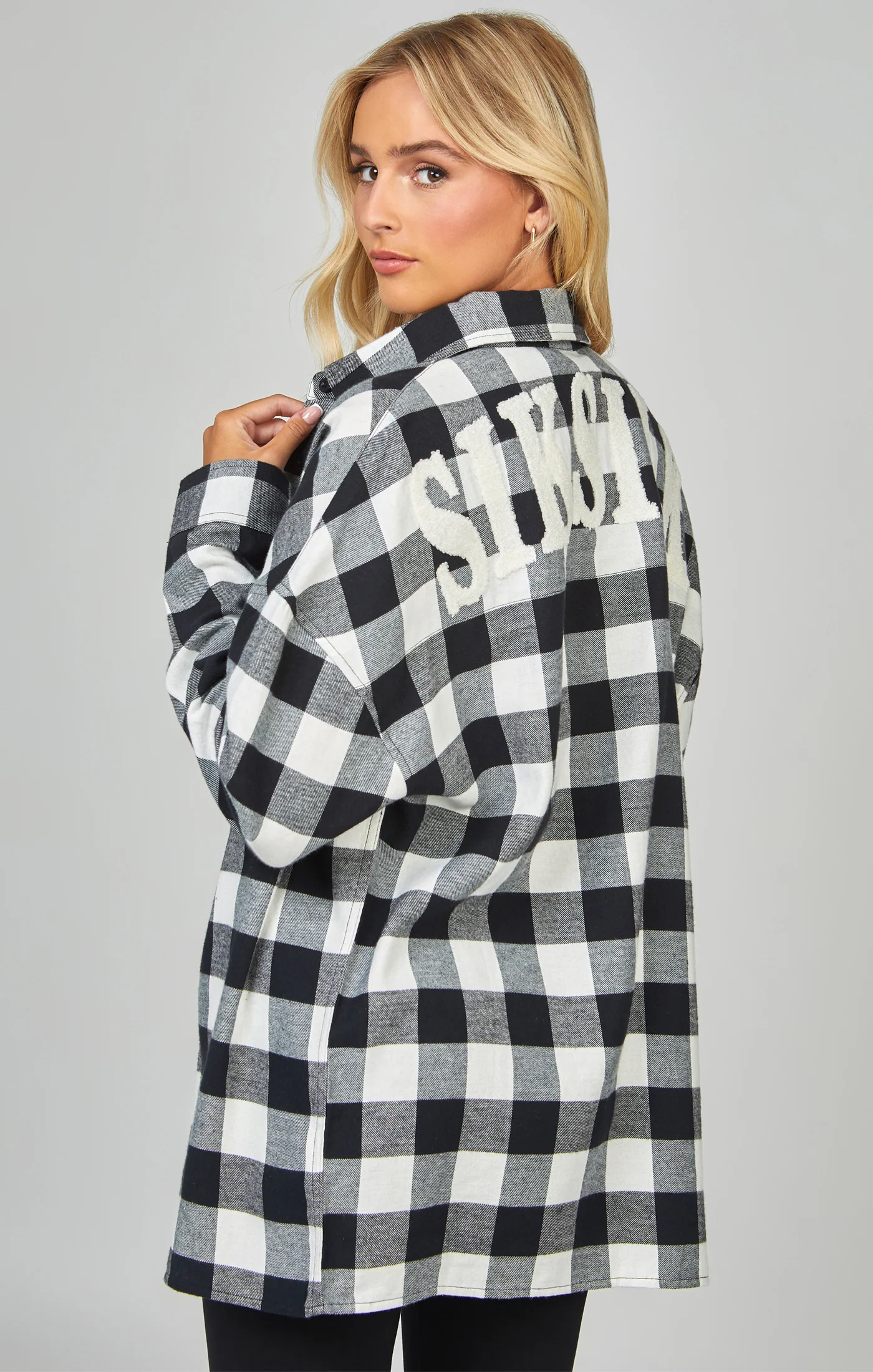 Black Check Shirt - Image 4