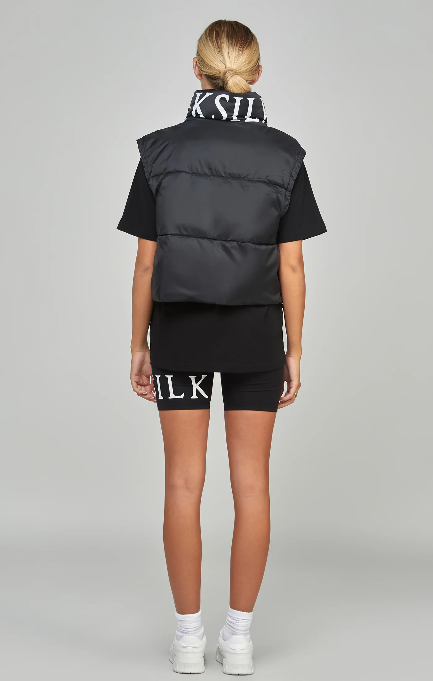 Black Cropped Gilet - Image 5