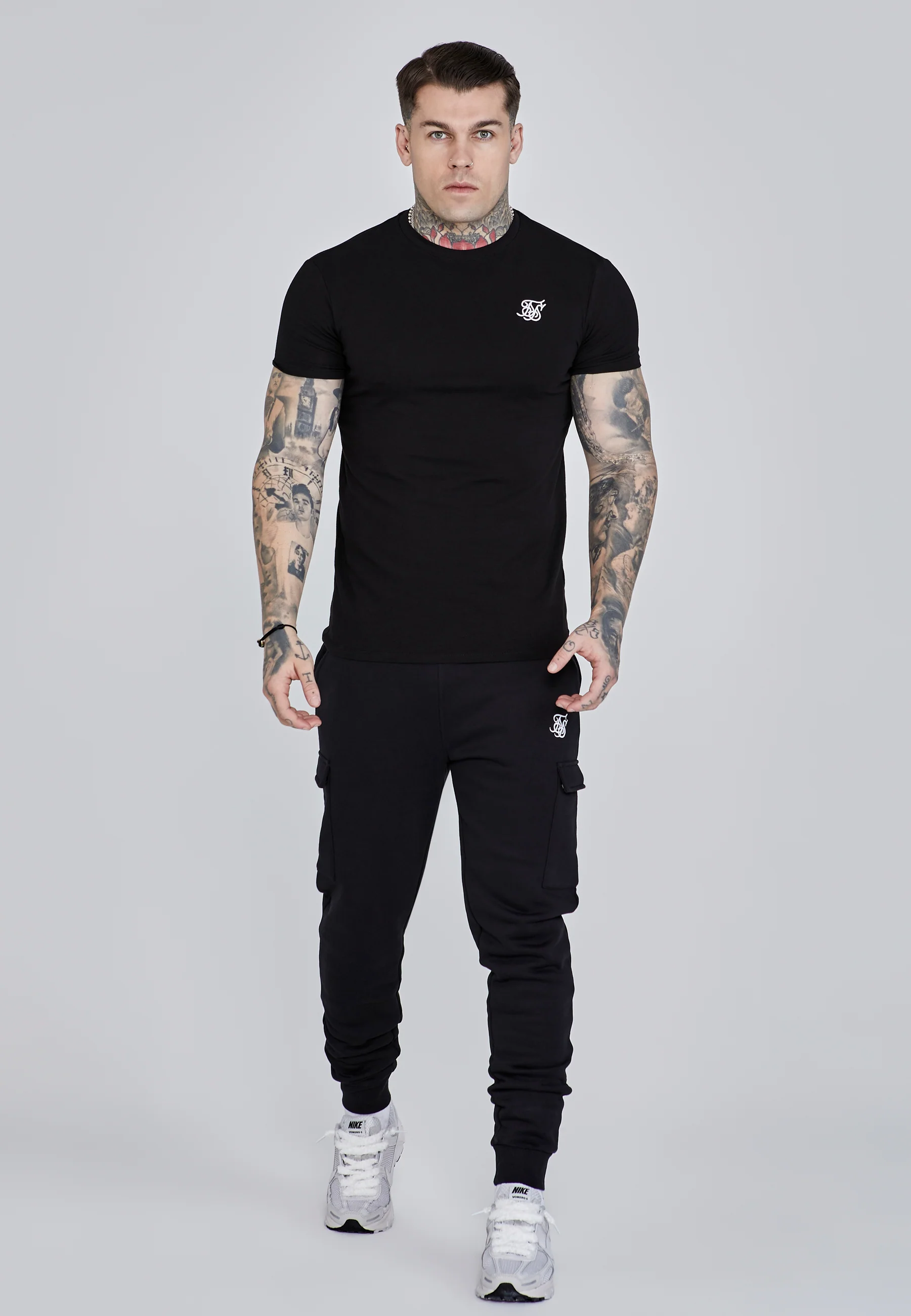 Black Essential Cargo Jogger - Image 2