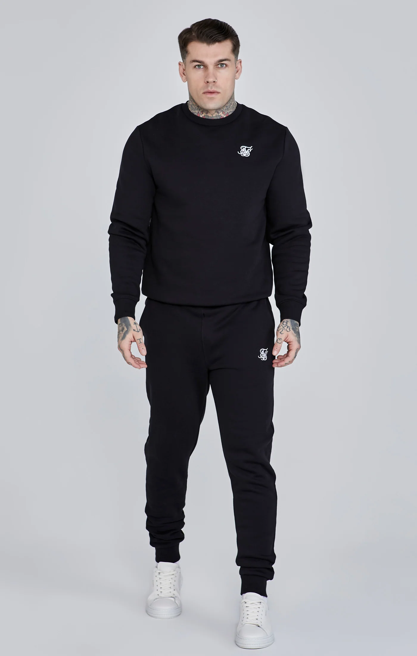 Black Essential Cuffed Jogger - Image 2