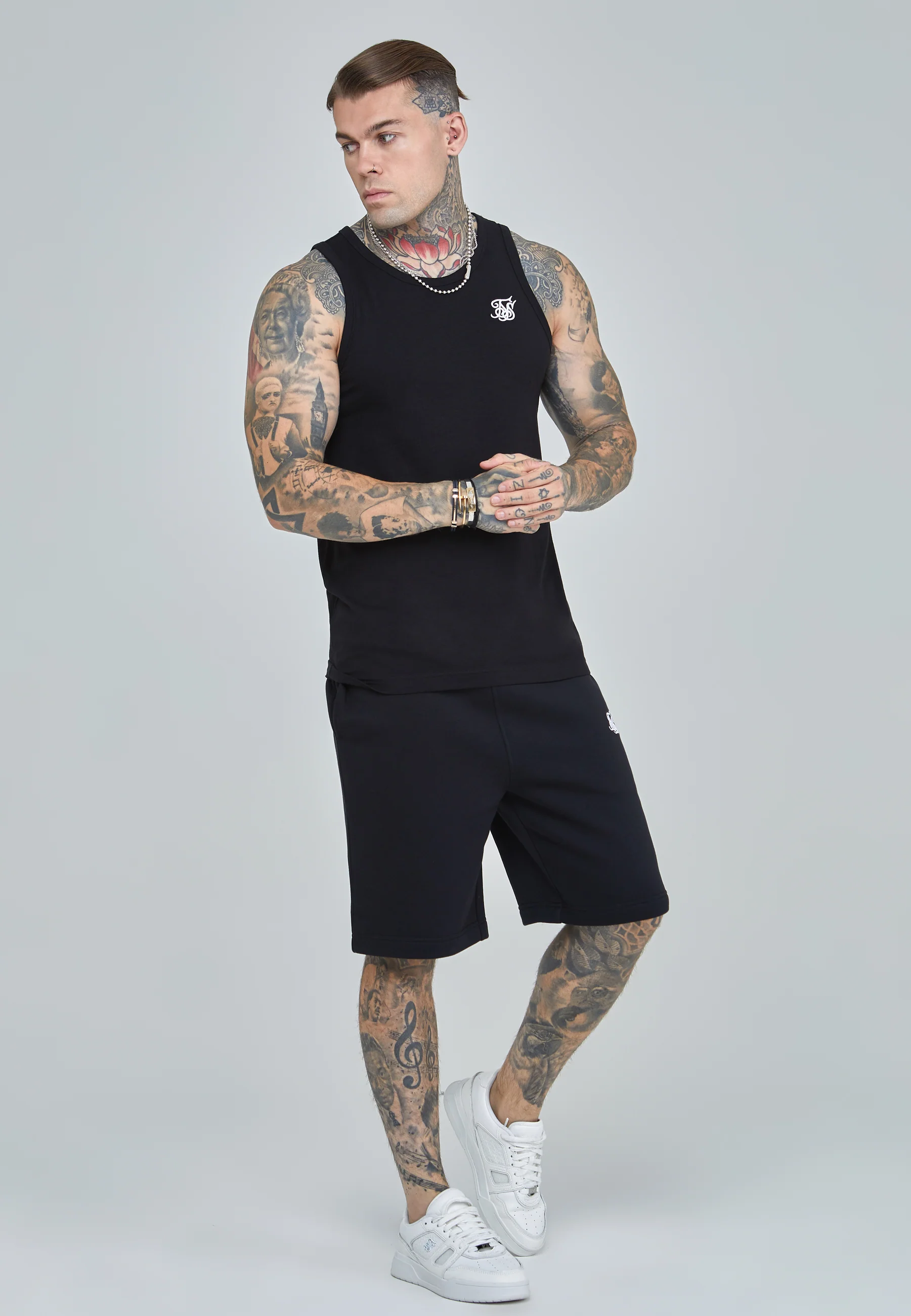 Black Essential Fleece Short - Image 2