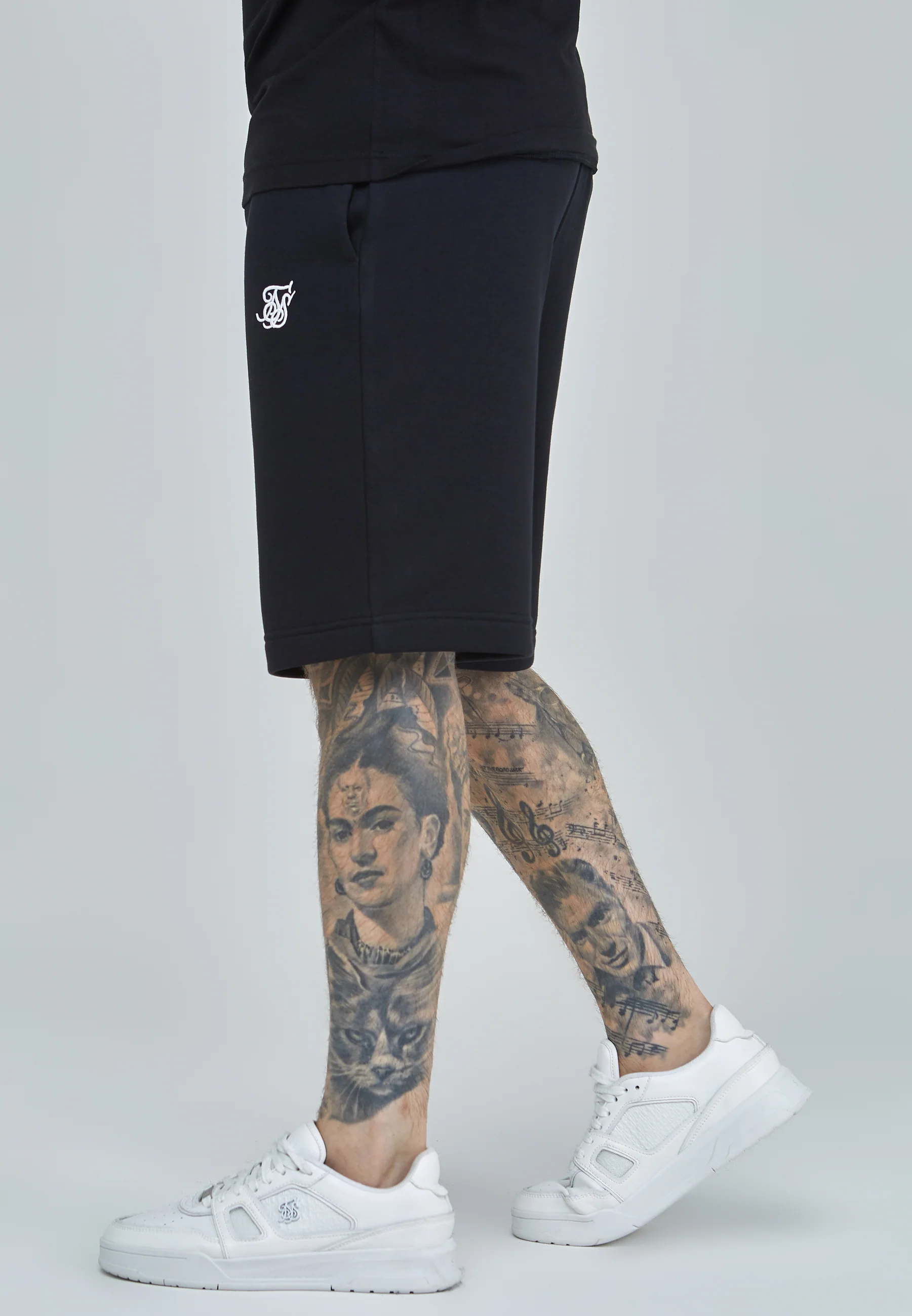 Black Essential Fleece Short - Image 3