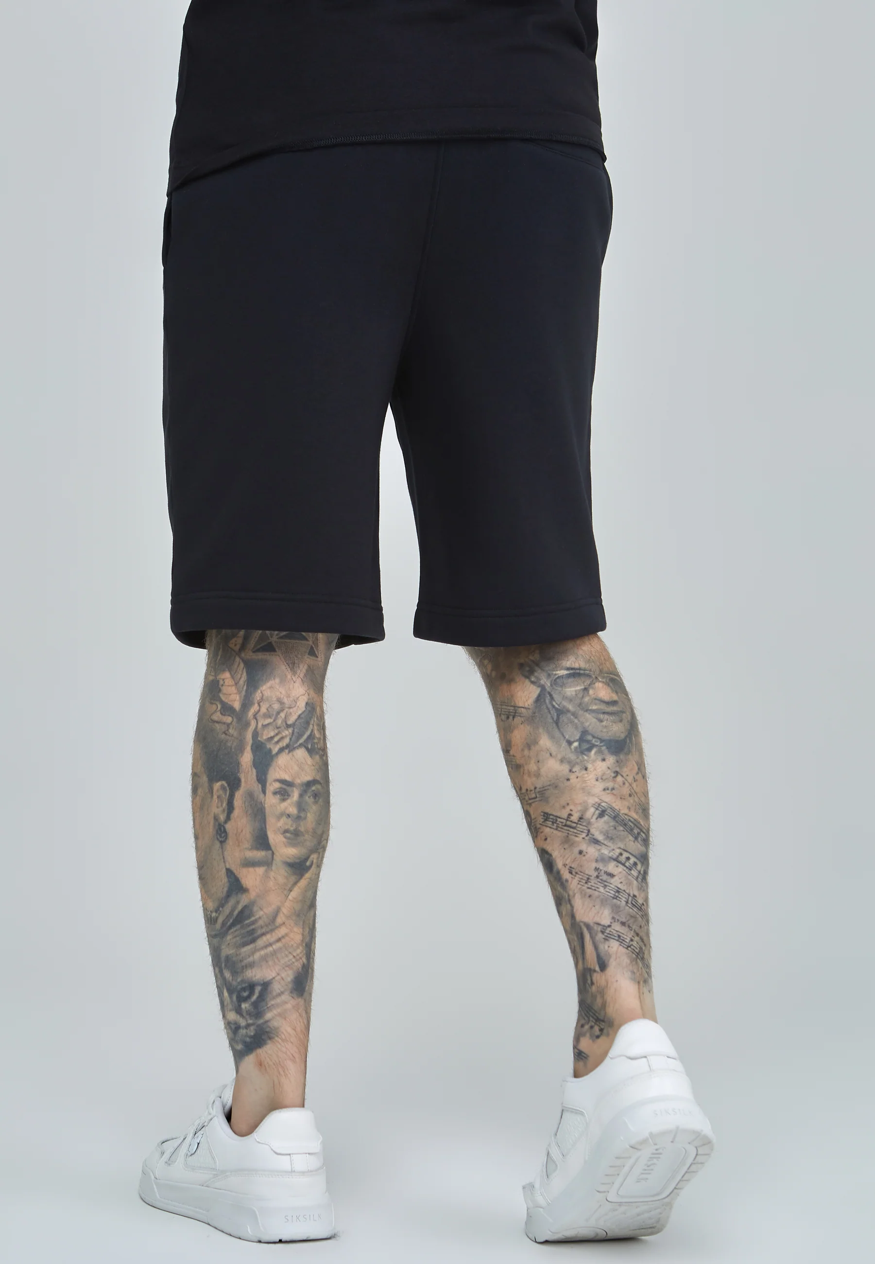 Black Essential Fleece Short - Image 4