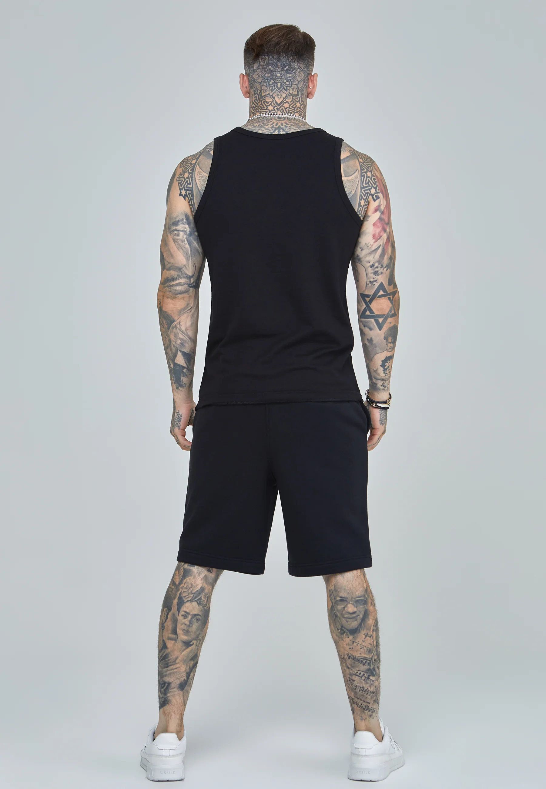 Black Essential Fleece Short - Image 5