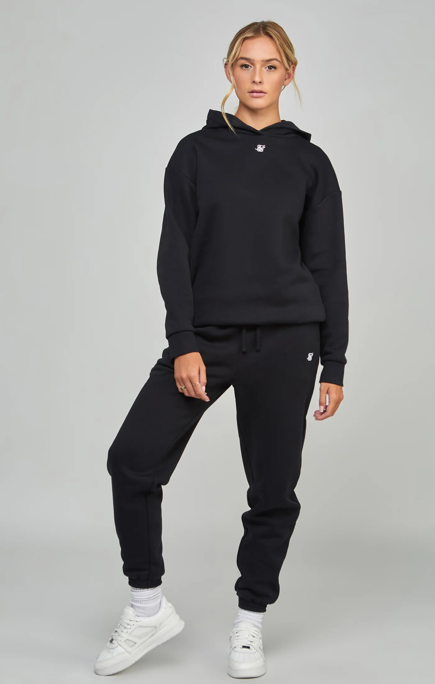 Black Essential Overhead Hoodie - Image 2