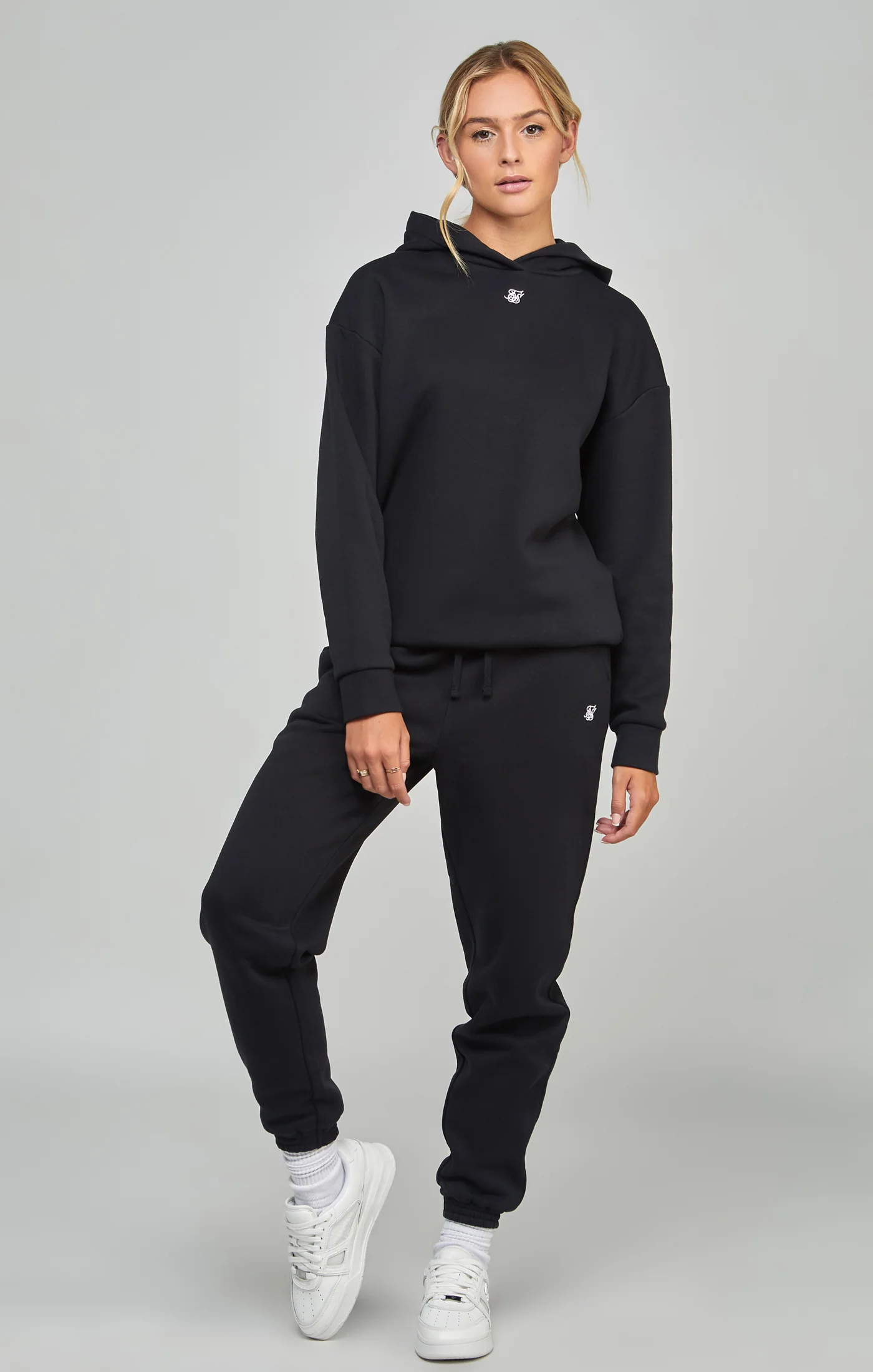 Black Essential Overhead Hoodie - Image 4