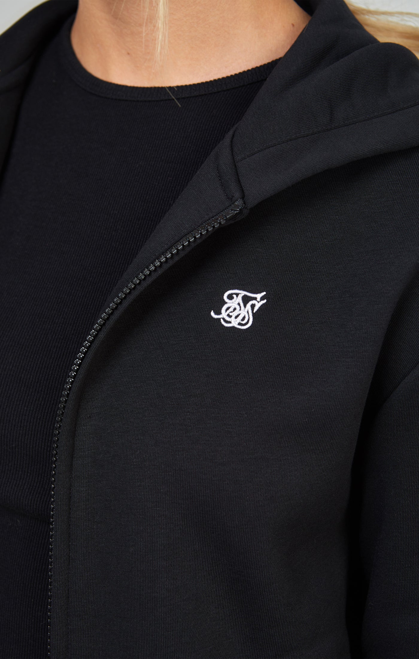 Black Essential Zip Thru - Image 3