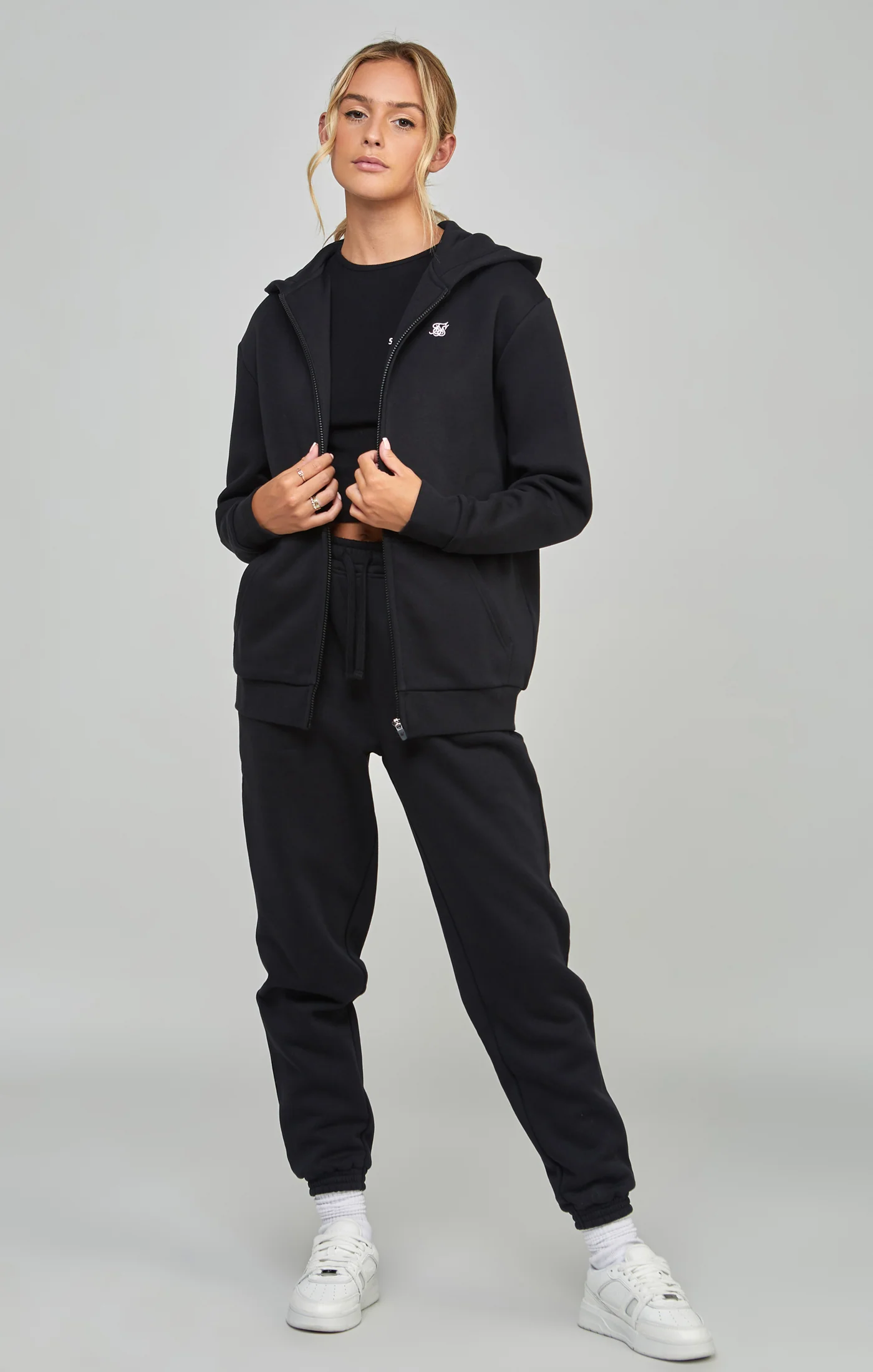 Black Essential Zip Thru - Image 4
