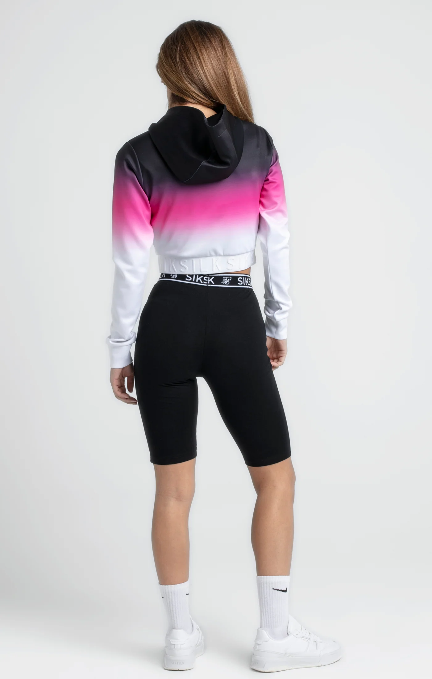 Black Fade Crop Hoodie - Image 5