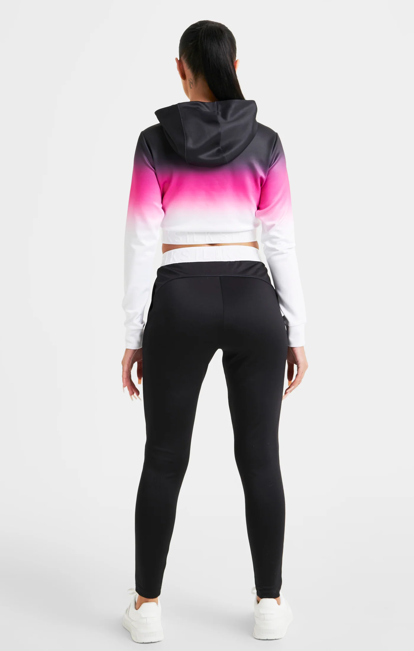Black Fade Piping Track Pant - Image 5