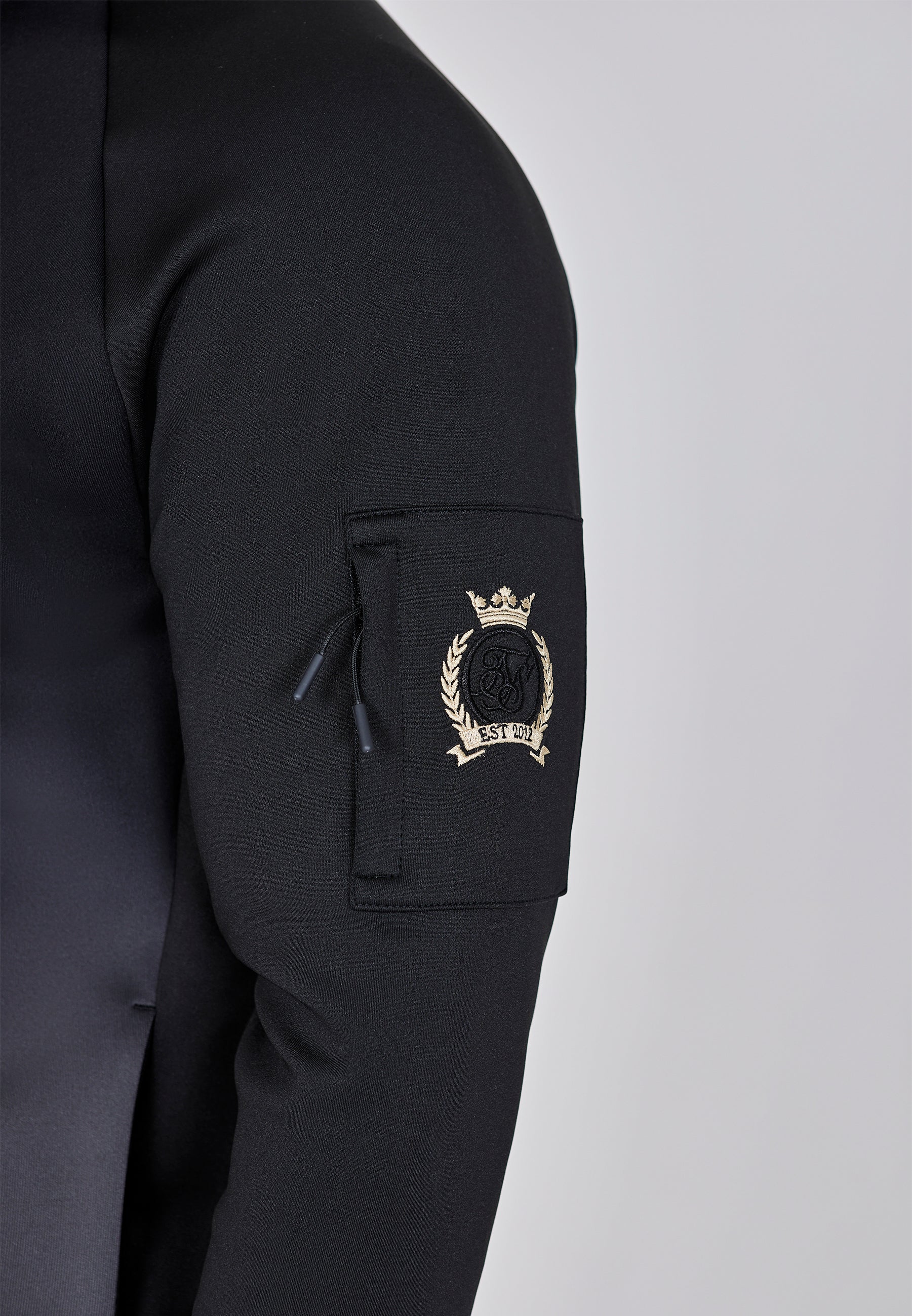 Black Full Zip Hoodie - Image 2