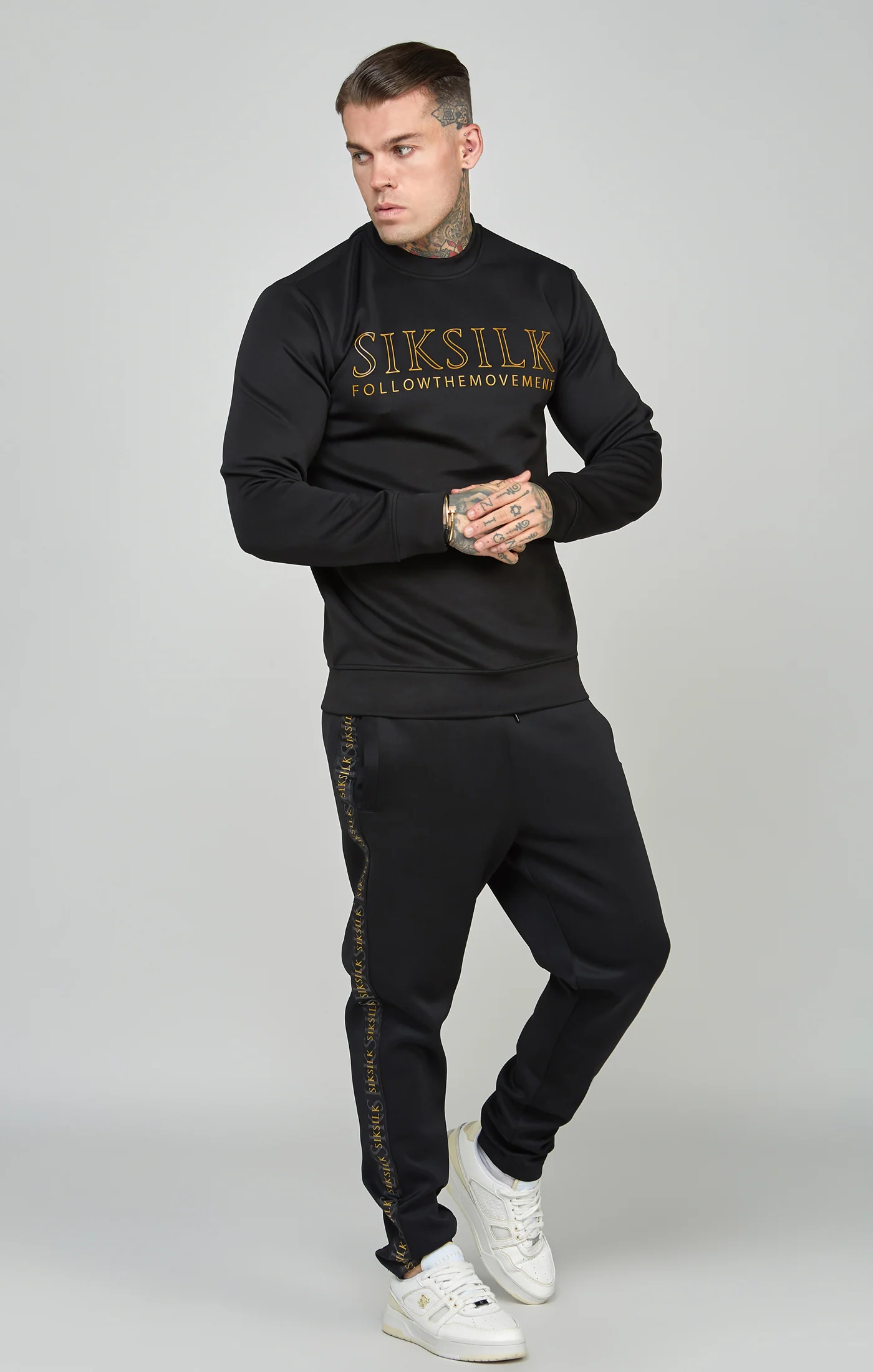 Black Gold Logo Sweatshirt - Image 3