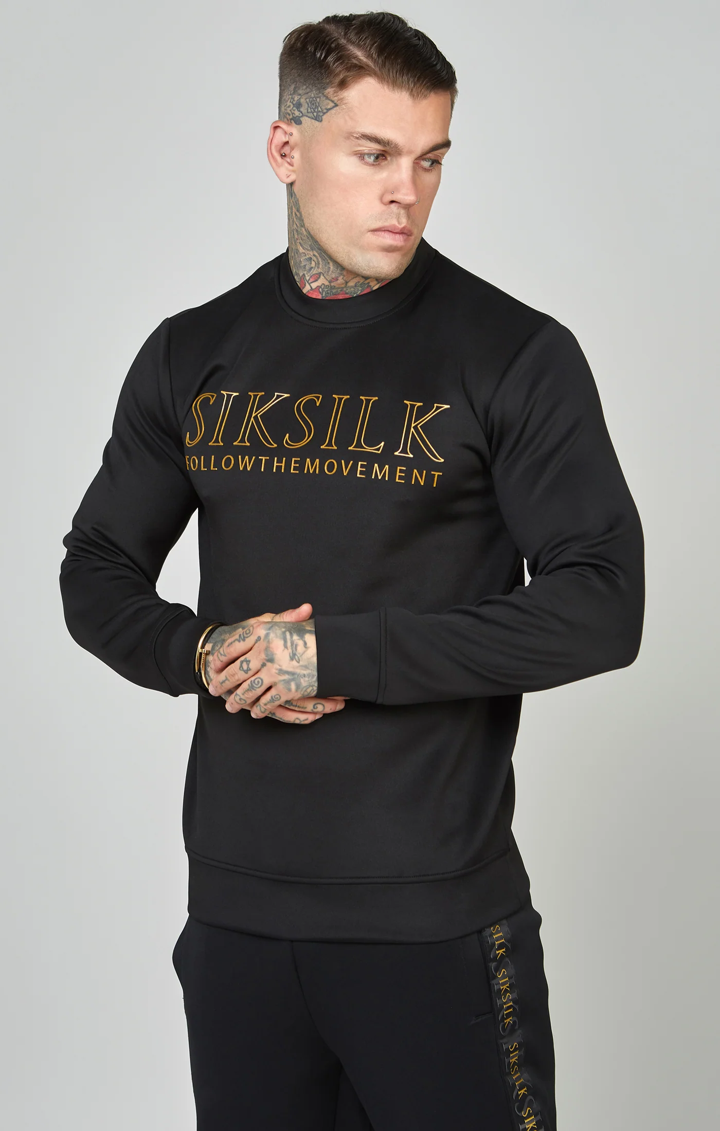 Black Gold Logo Sweatshirt - Image 4