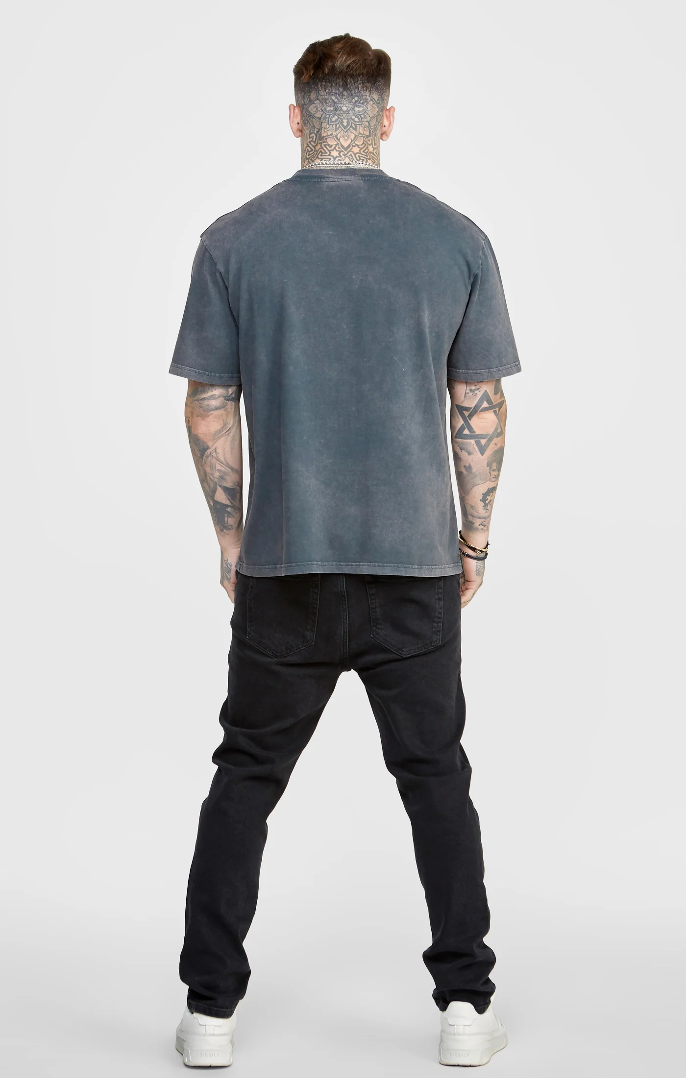 Black Graphic Oversized T-Shirt - Image 5
