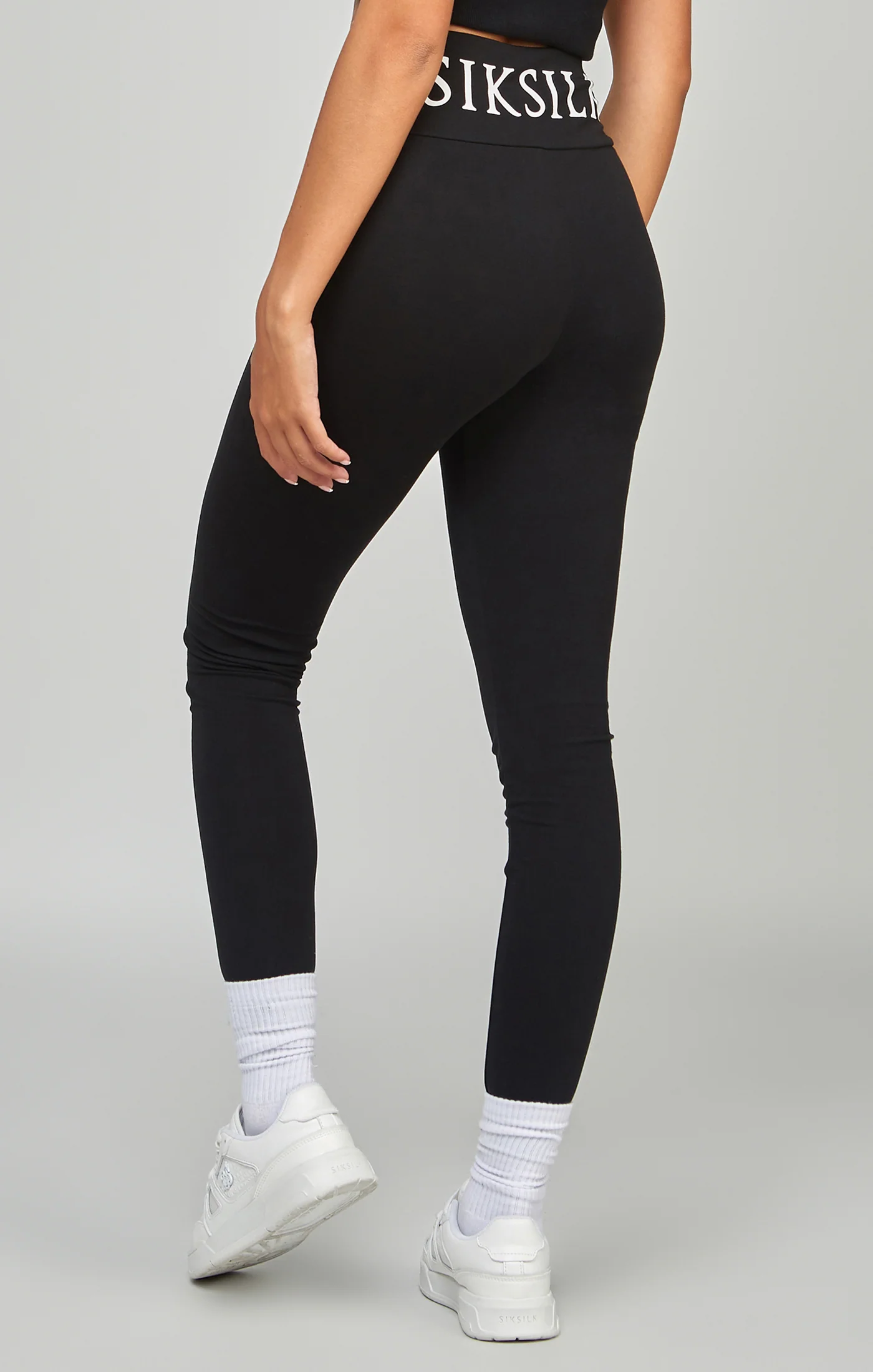 Black High Waist Leggings - Image 2