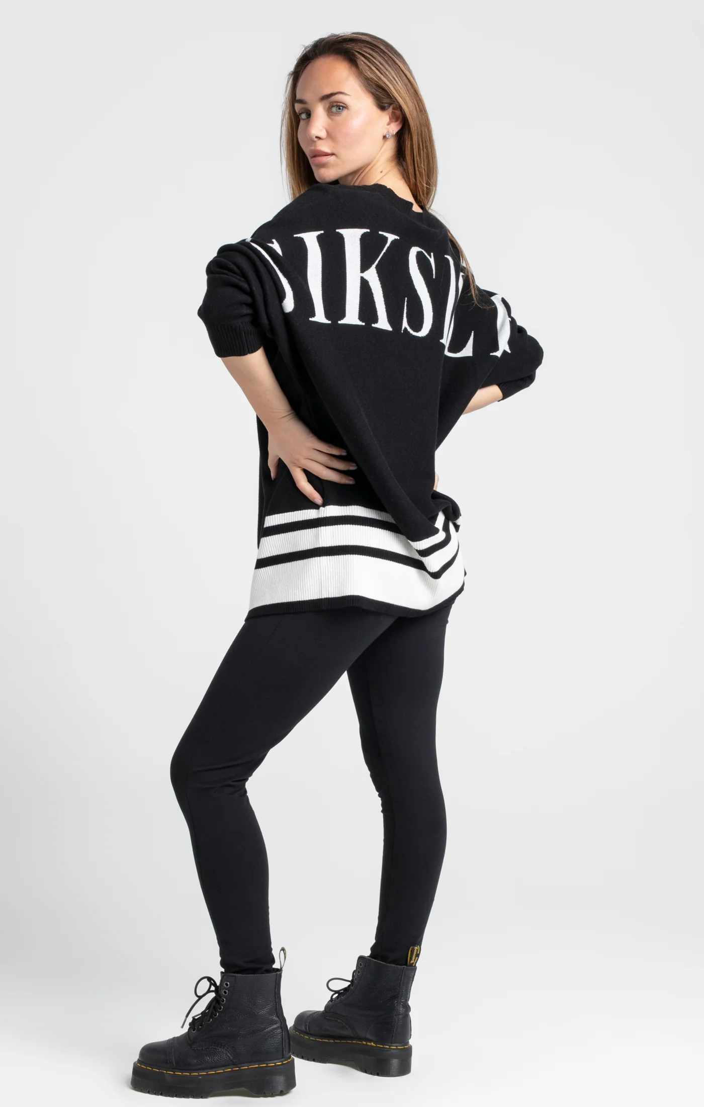 Black Knit Jumper - Image 2