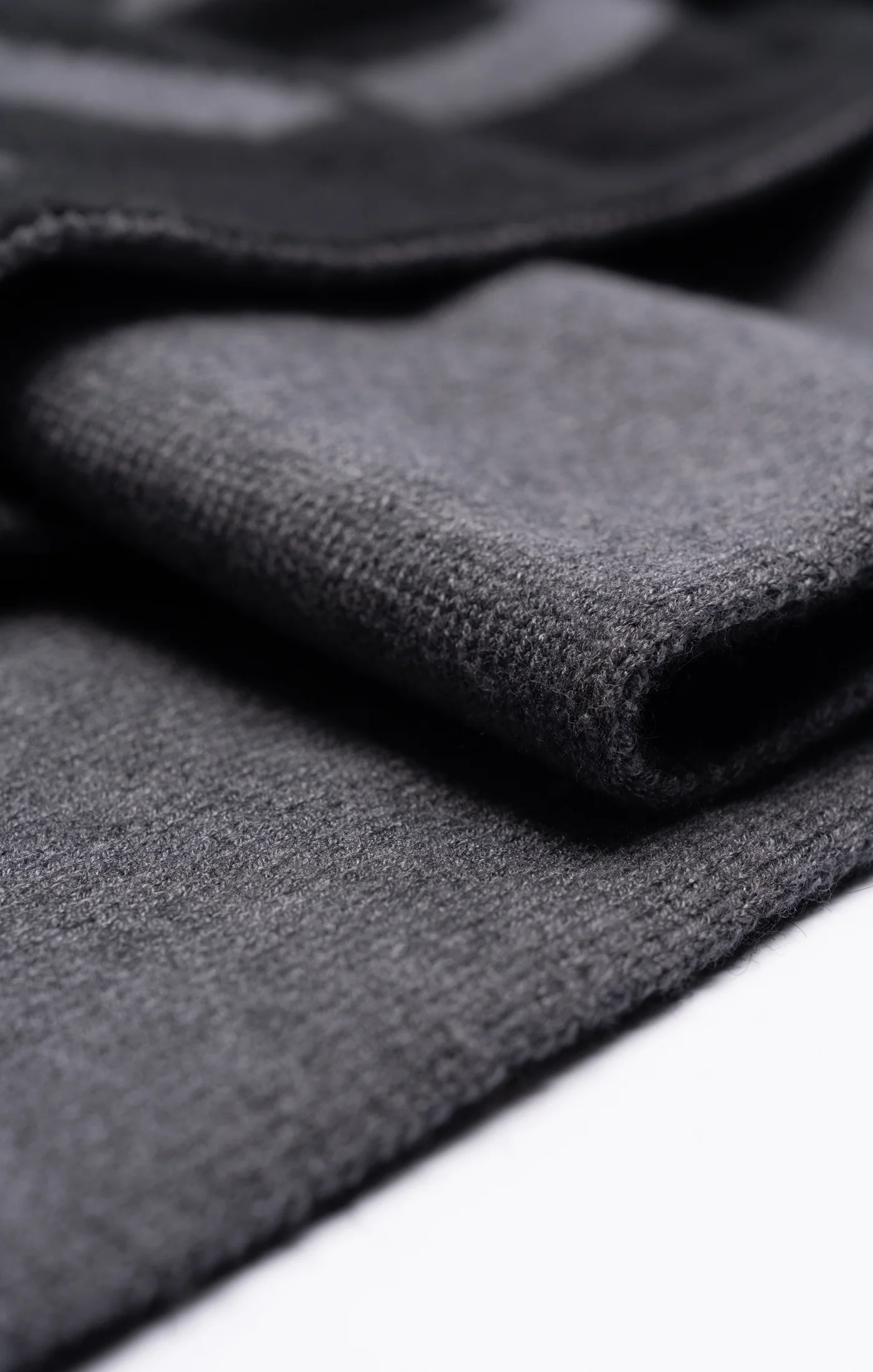 Black Knitted Scarf - Image 4
