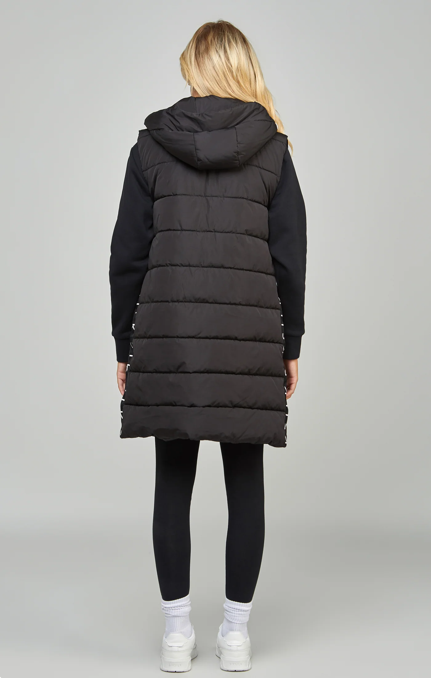 Black Longline Gilet - Image 5
