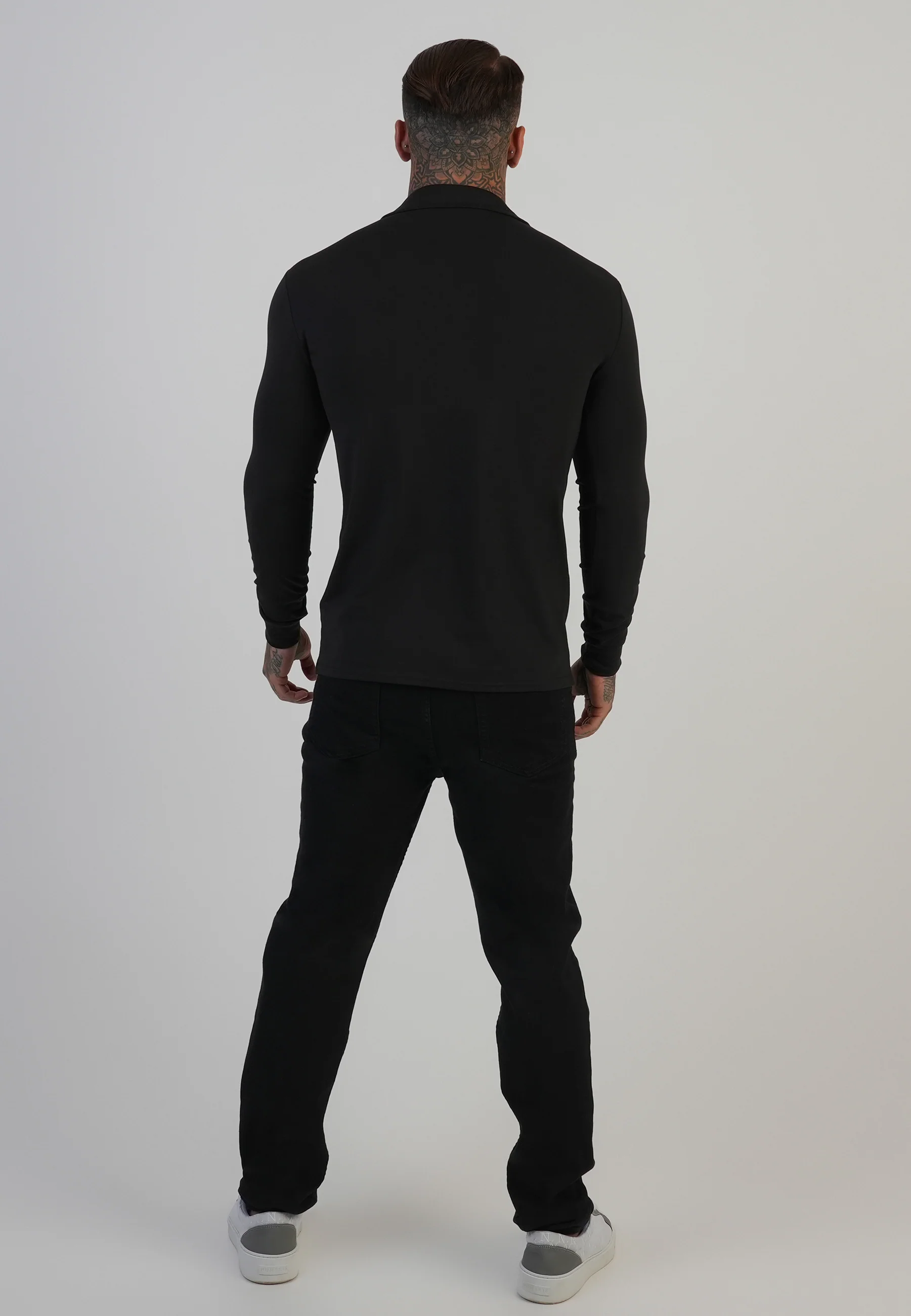 Black LS Revere Polo - Image 5