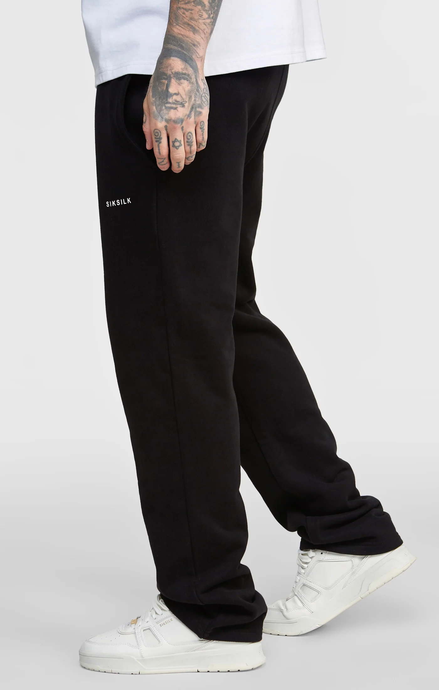 Black Open Cuff Jogger Pant - Image 2