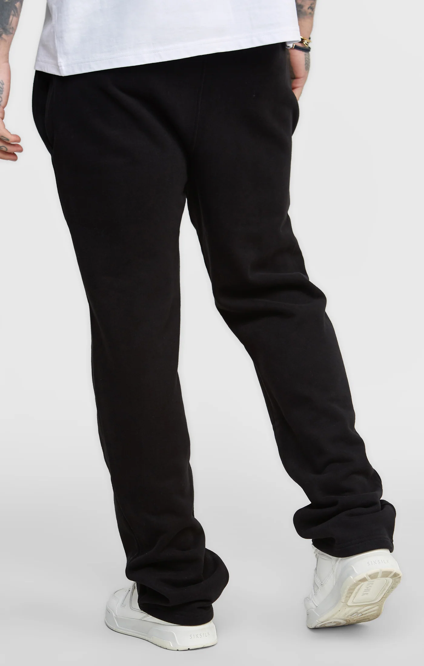 Black Open Cuff Jogger Pant - Image 4