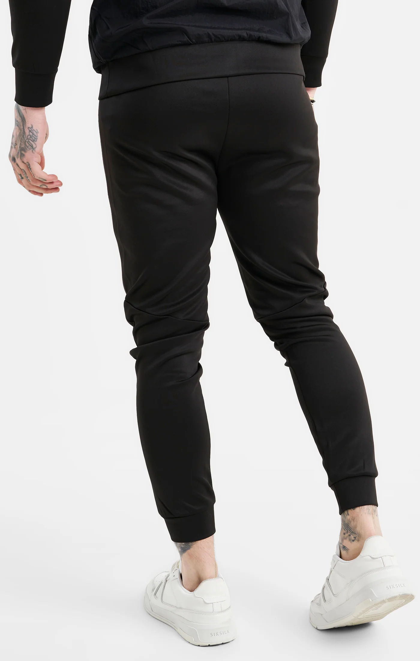 Black Panelled Jogger - Image 4