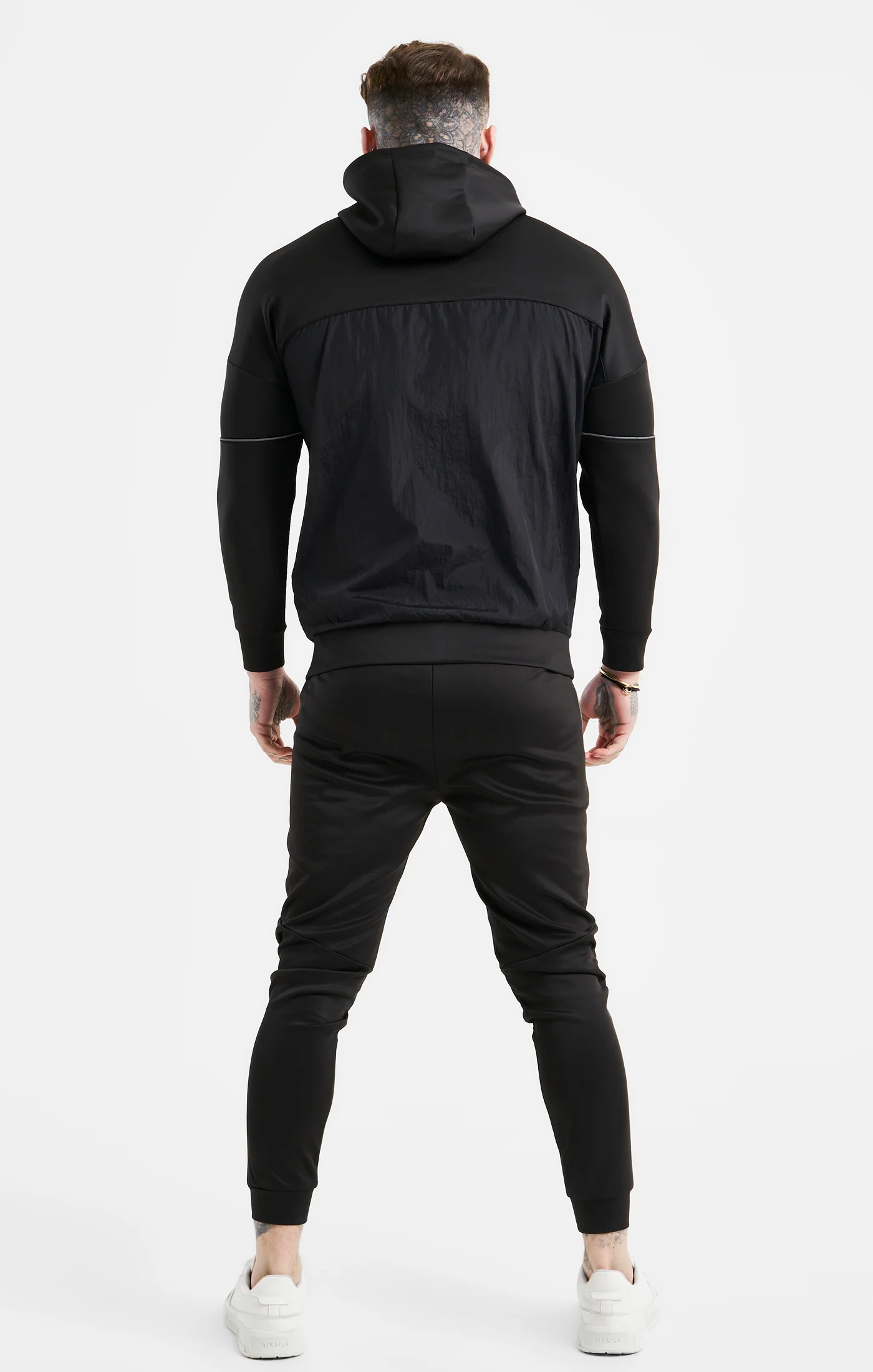 Black Panelled Jogger - Image 5