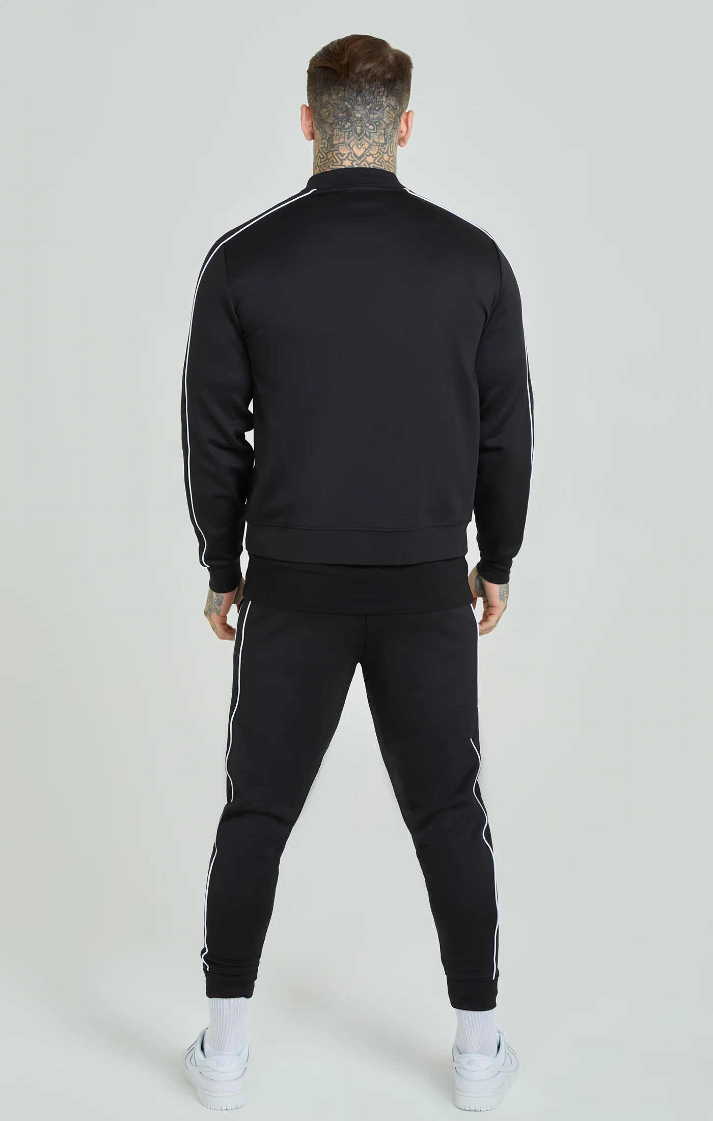 Black Panelled Tracksuit - Image 5