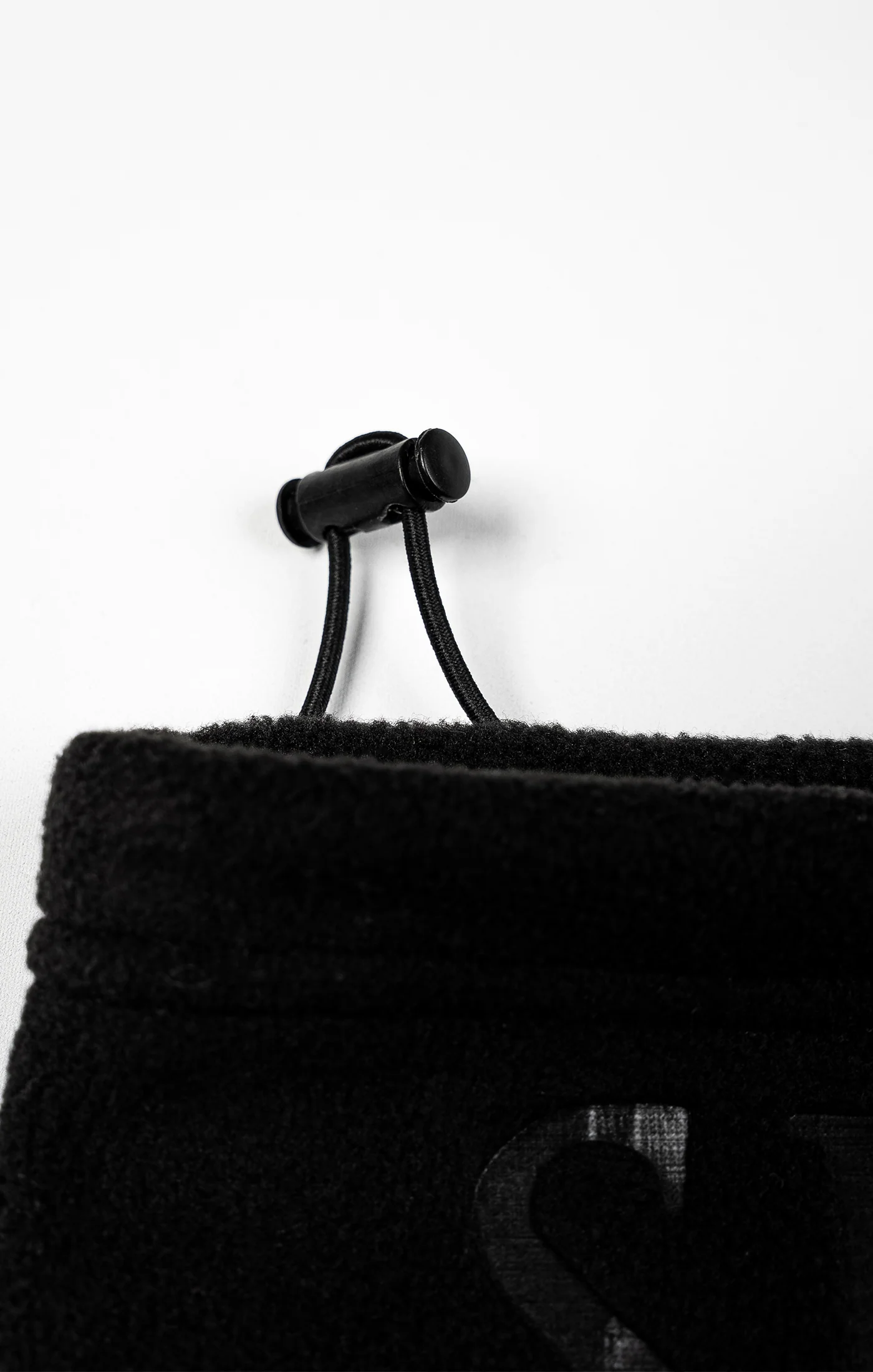 Black Polar Fleece Snood - Image 2