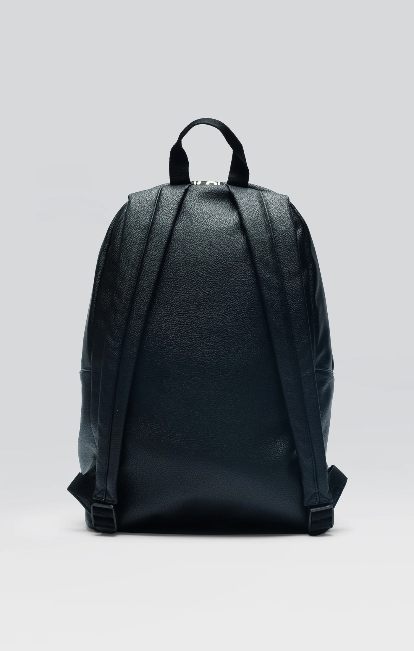 Black PU Taped Backpack - Image 4