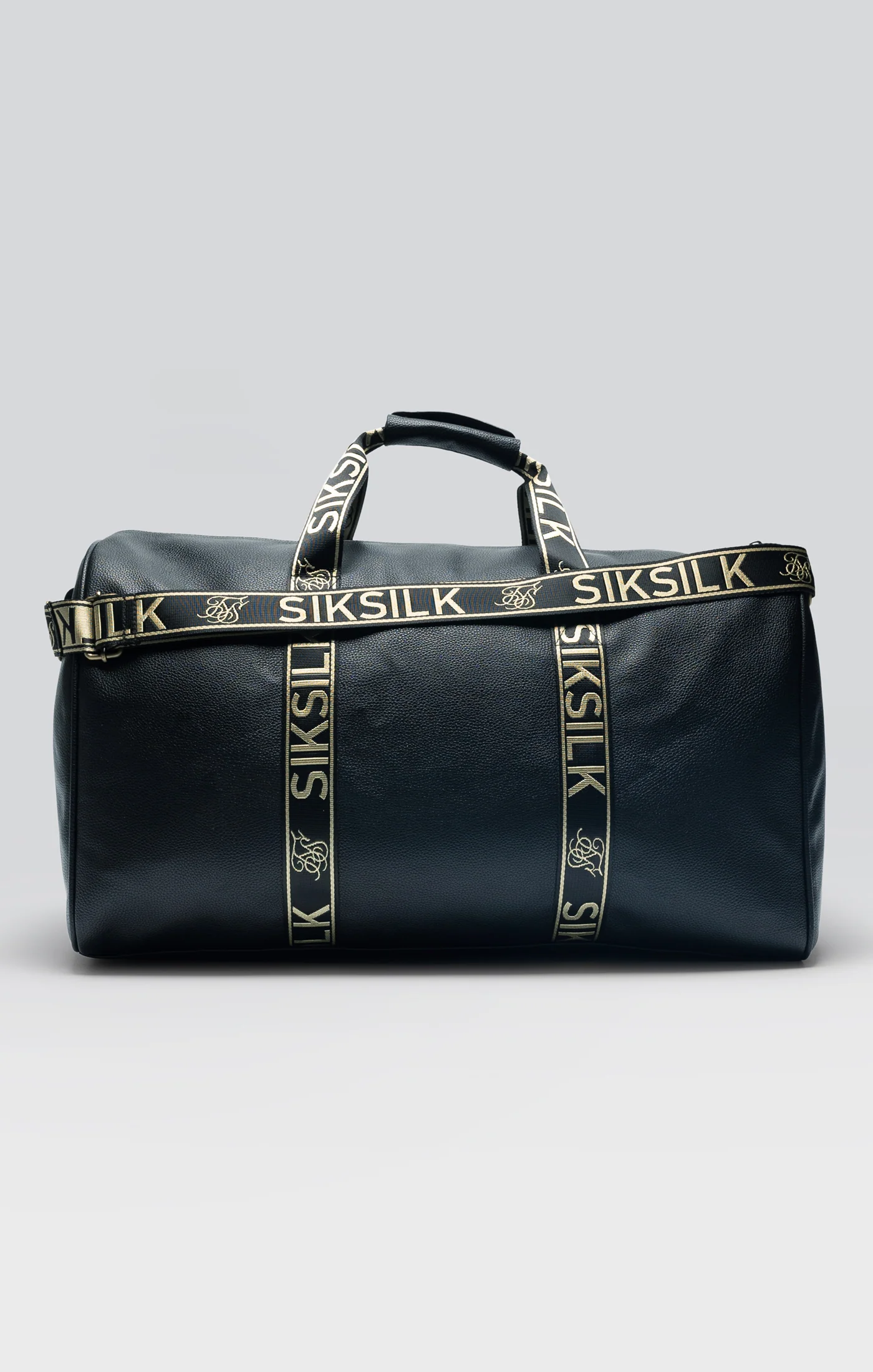 Black PU Taped Weekender Bag - Image 6