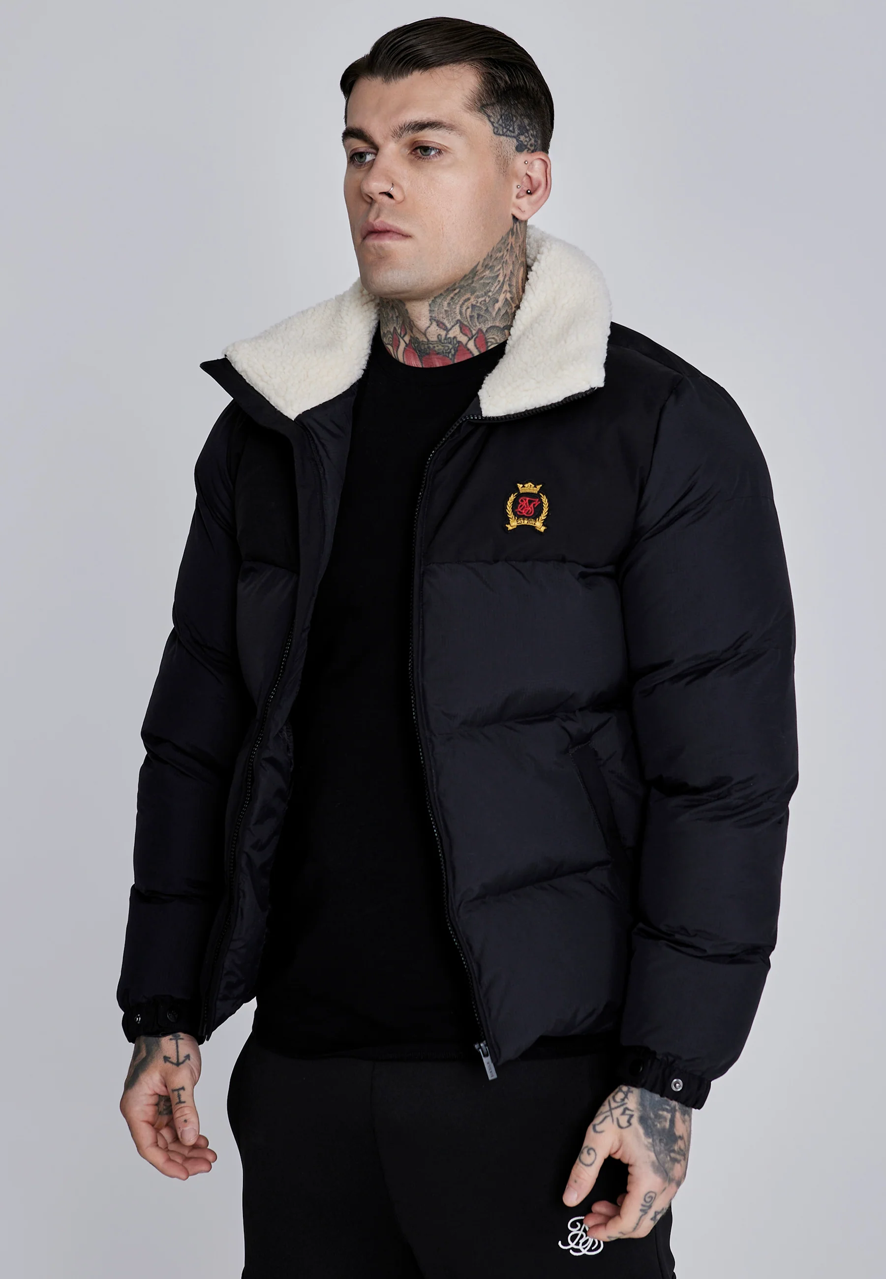 Black Puffer Jacket - Image 2