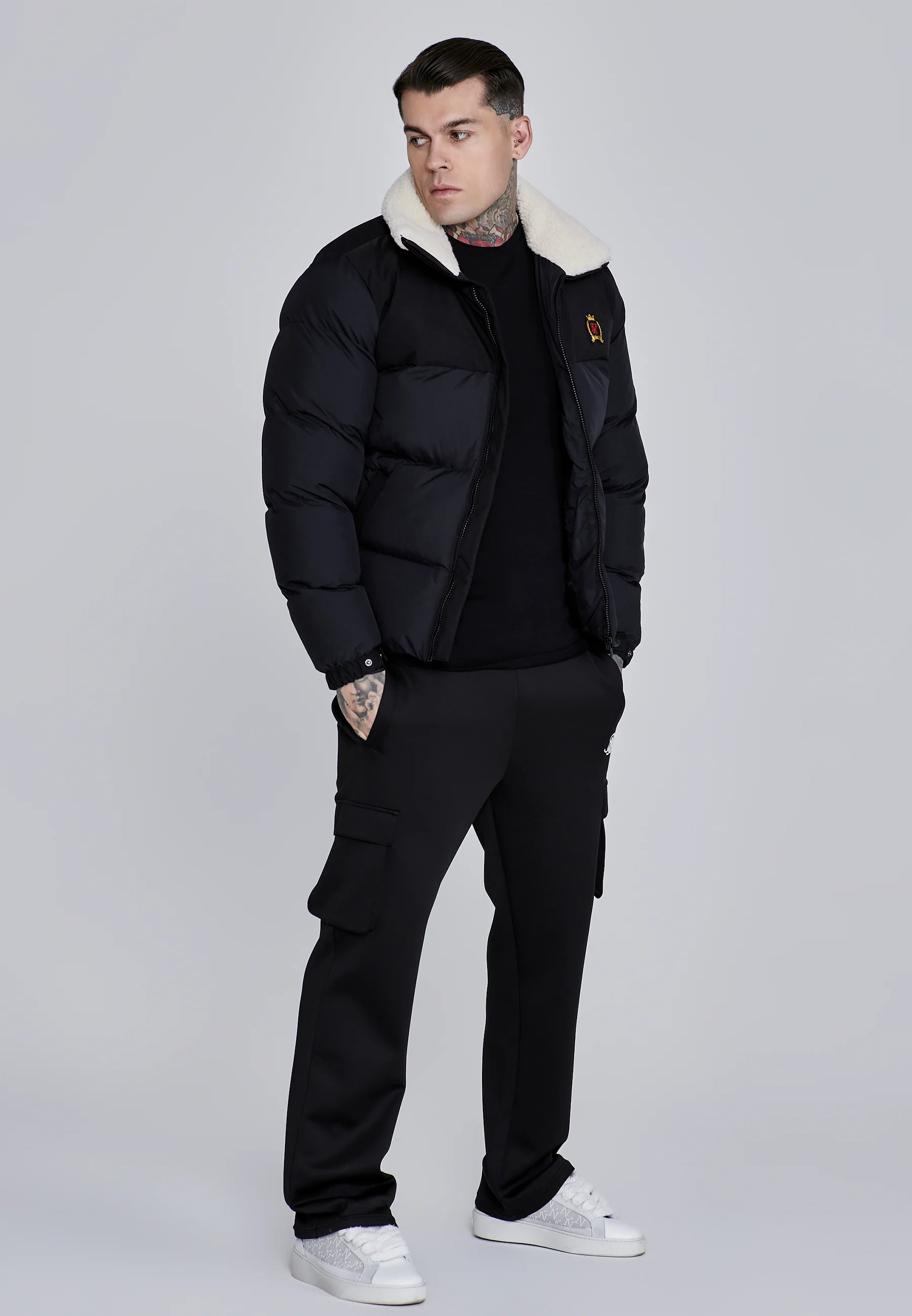 Black Puffer Jacket - Image 5