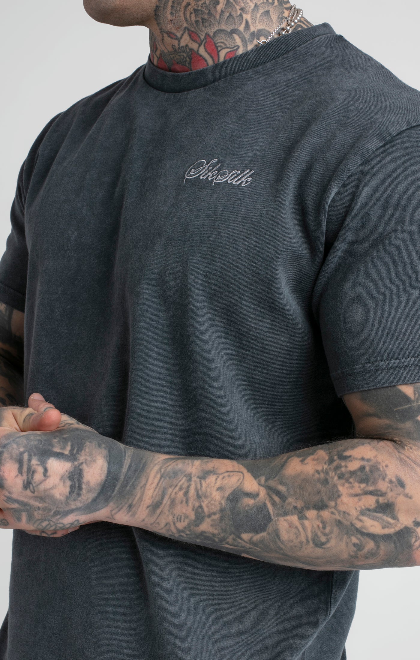 Acid Wash Relaxed Fit T-Shirt - Image 4