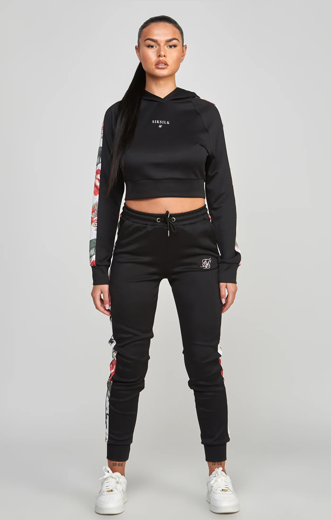 Black Retro Tropics Track Pant - Image 3
