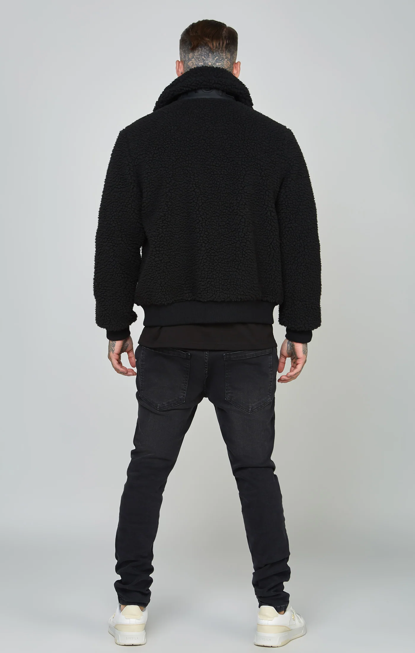 Black Sherpa Jacket - Image 5