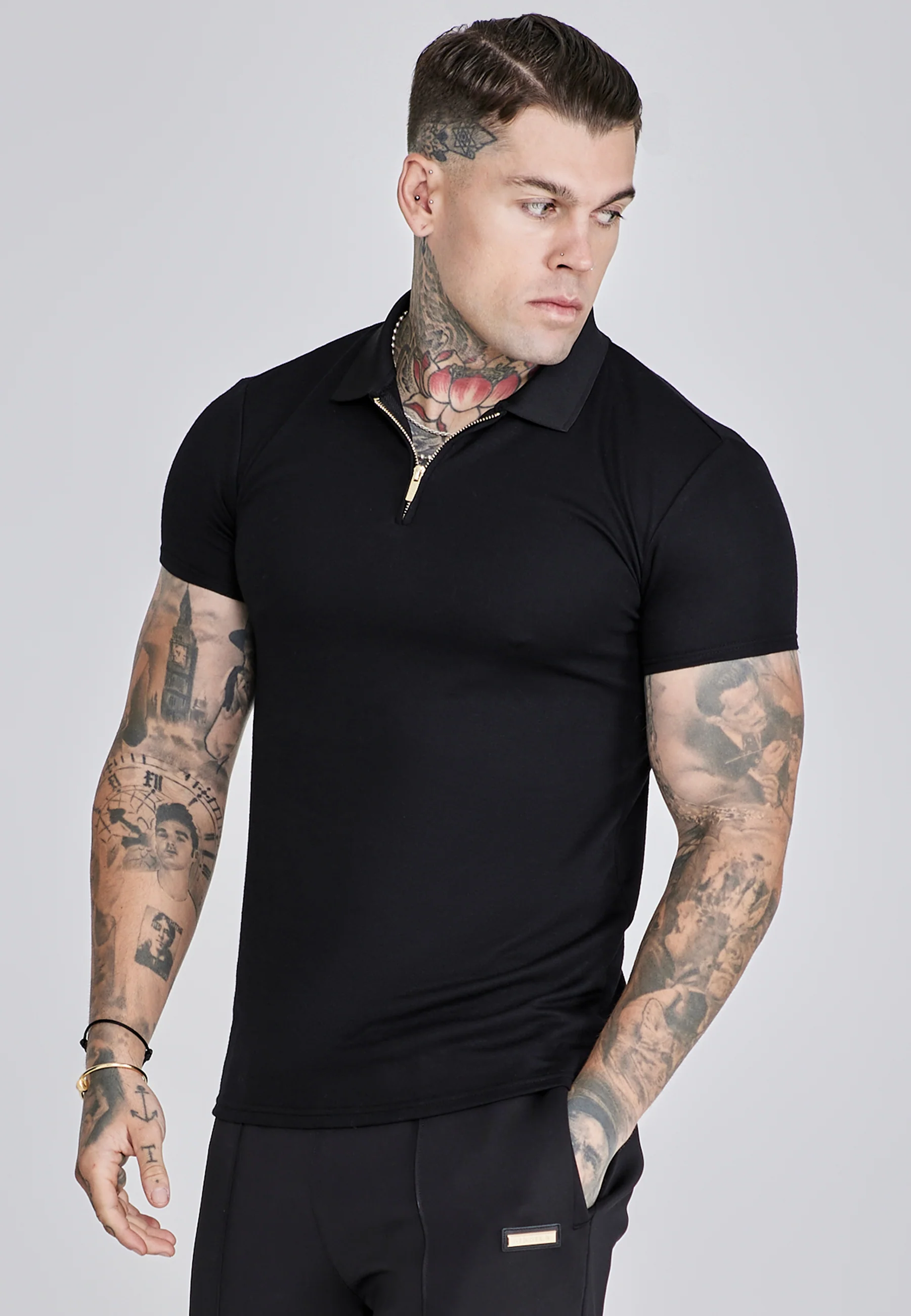 Black Smart Polo