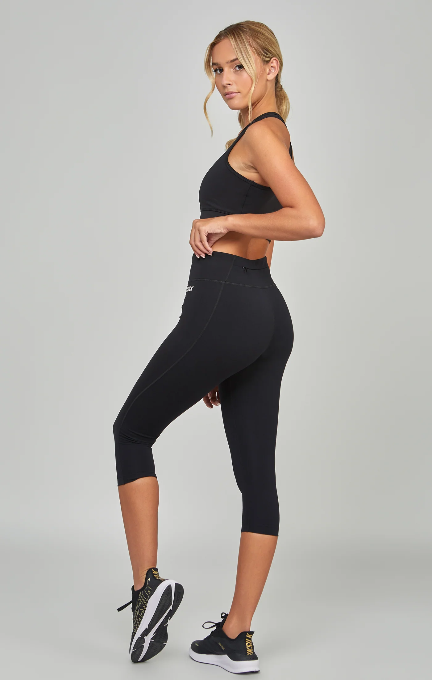 Black Sports Essentials Capri - Image 5